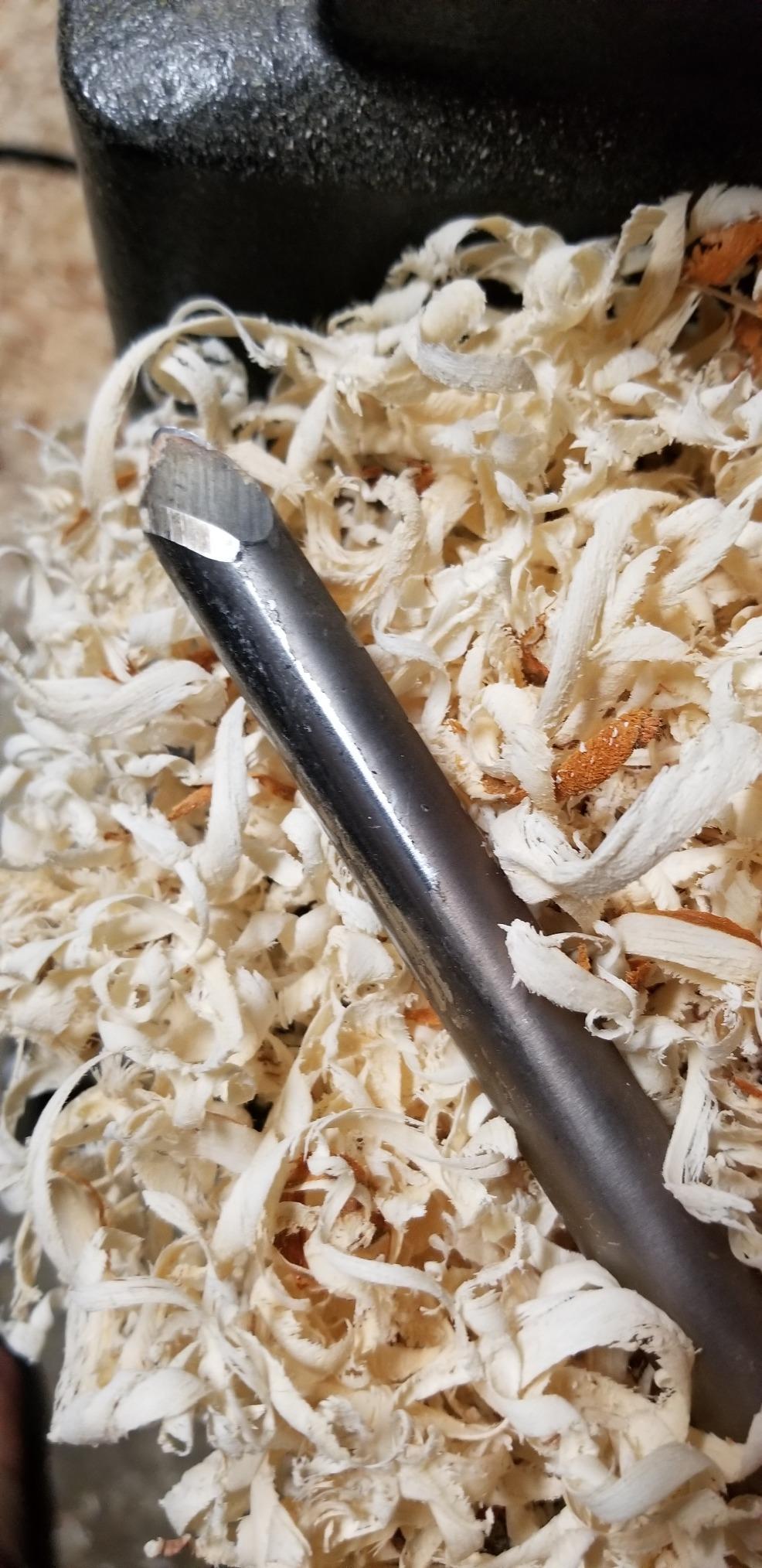 3-Pieces HSS Bowl Gouge Lathe Chisel Set Wood Turning Tools with Wooden Box, 1/4-Inches, 3/8-Inches and 1/2-Inches customer photo 1