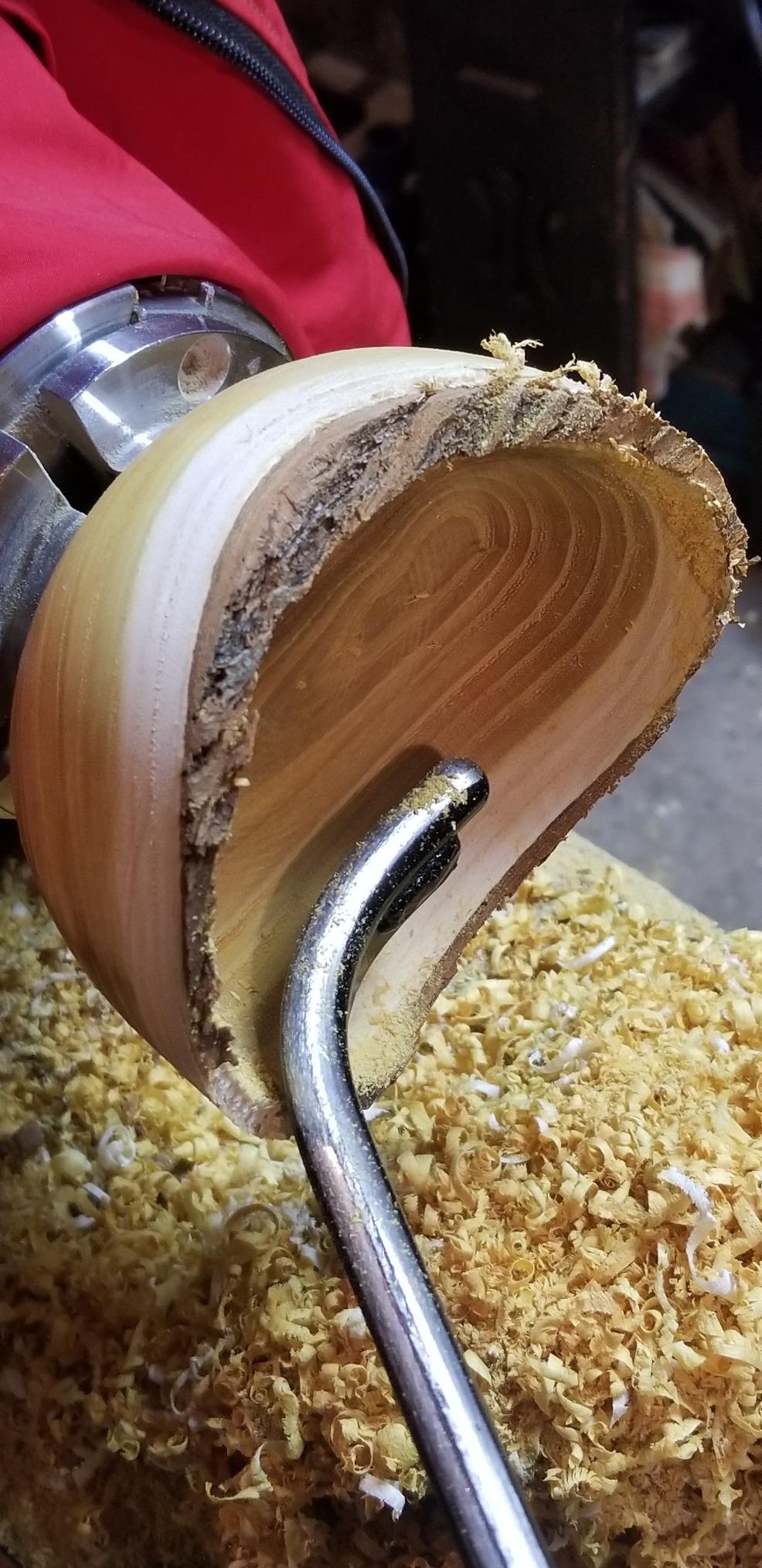 3-Pieces HSS Bowl Gouge Lathe Chisel Set Wood Turning Tools with Wooden Box, 1/4-Inches, 3/8-Inches and 1/2-Inches customer photo 2