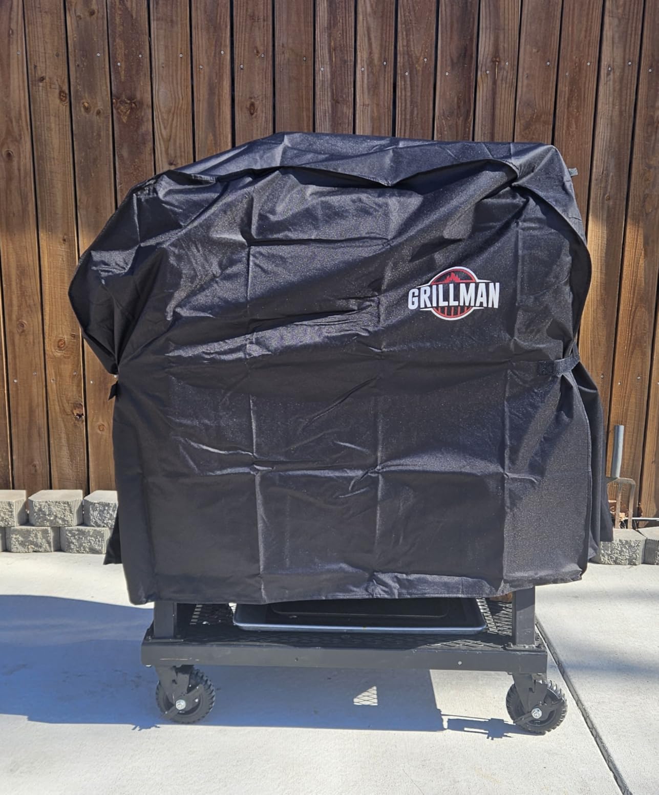 Grillman Heavy Duty BBQ Grill Cover for Outdoor Grill, 72 Inch - Waterproof, Weather Resistant, UV & Fade Resistant with Adjustable Straps customer photo 2