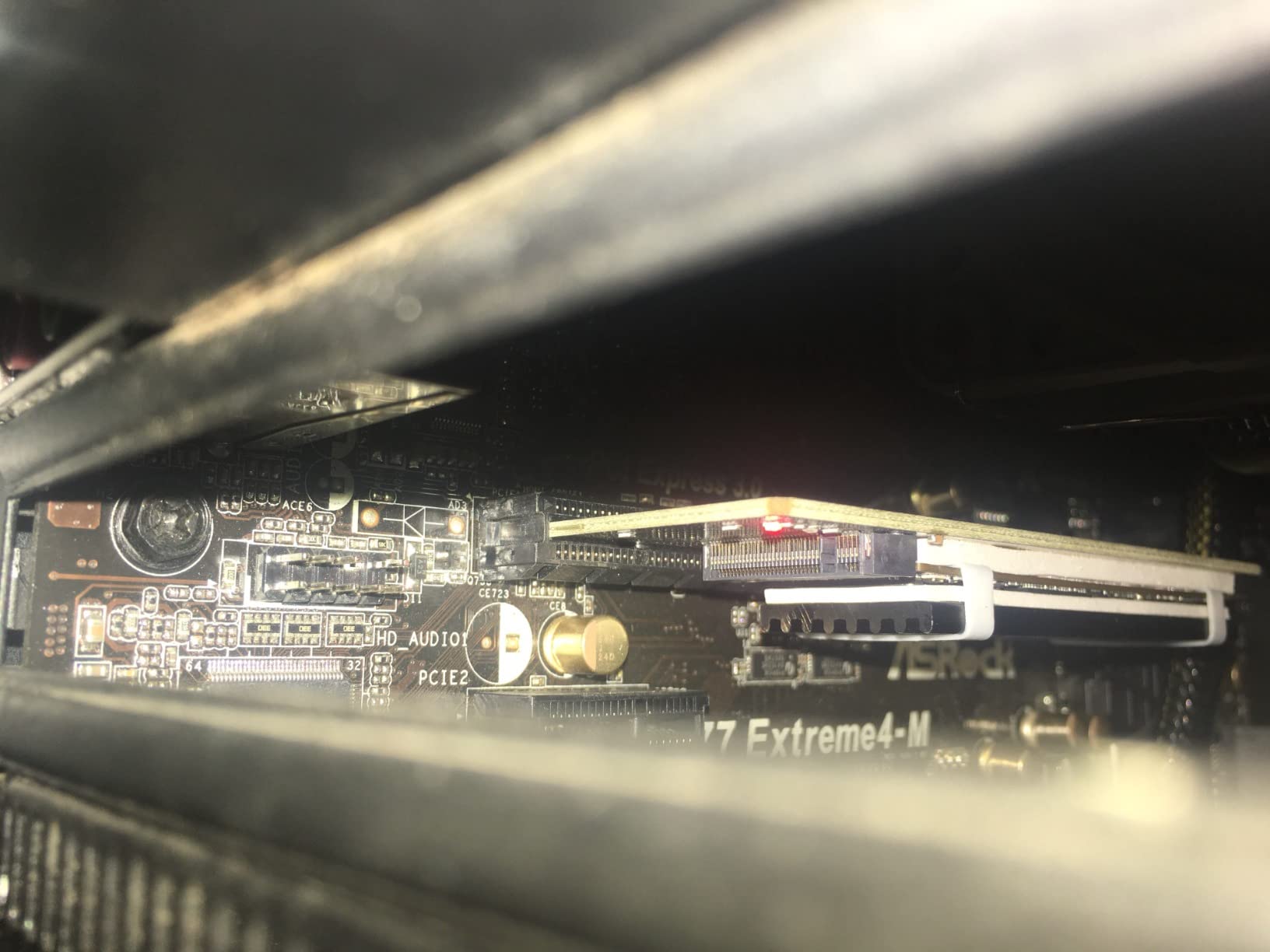 EZDIY-FAB NVME PCIe 4.0 Adapter, M.2 NVME SSD to PCI Express Adapter with Heat Sink, Only Support PCIe x16 Slot customer photo 1