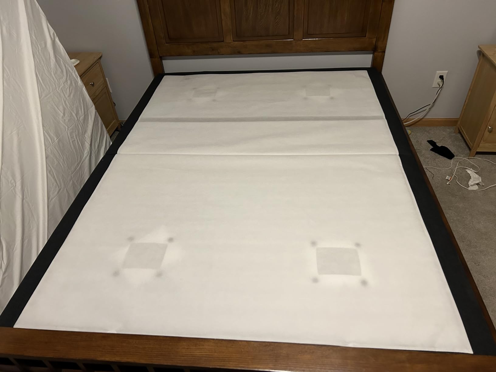 Blissful Nights z4 Adjustable Bed Frame for Storage Beds with Massage Anti-Snore, Zero G, USB Charging Station, Wireless Remote Head and Foot Incline - Queen customer photo 2