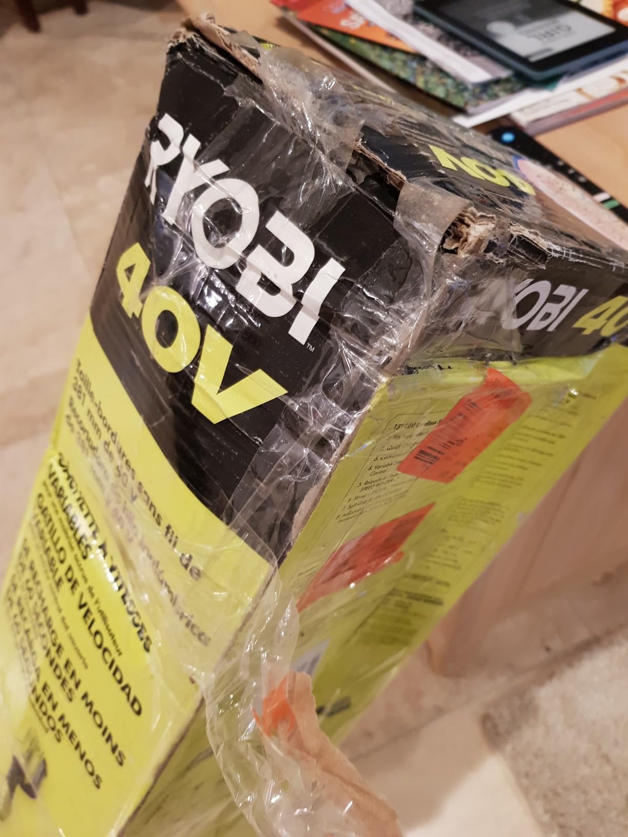 Ryobi 40-Volt Lithium-Ion Cordless Attachment Capable String Trimmer, 4.0 Ah Battery and Charger Included customer photo 1