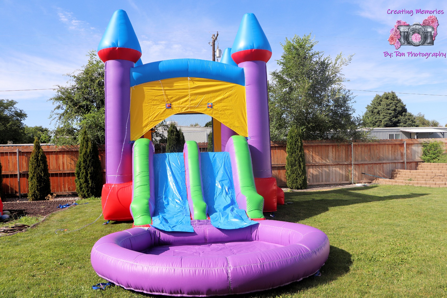 HeroKiddo Jelly Bean Castle Commercial Grade Lightweight Premium Bounce House Water Slide with Detachable Pool with Blower Kids and Adults Basketball Hoop Wet Dry Combo Inflatable Outdoor Indoor customer photo 1