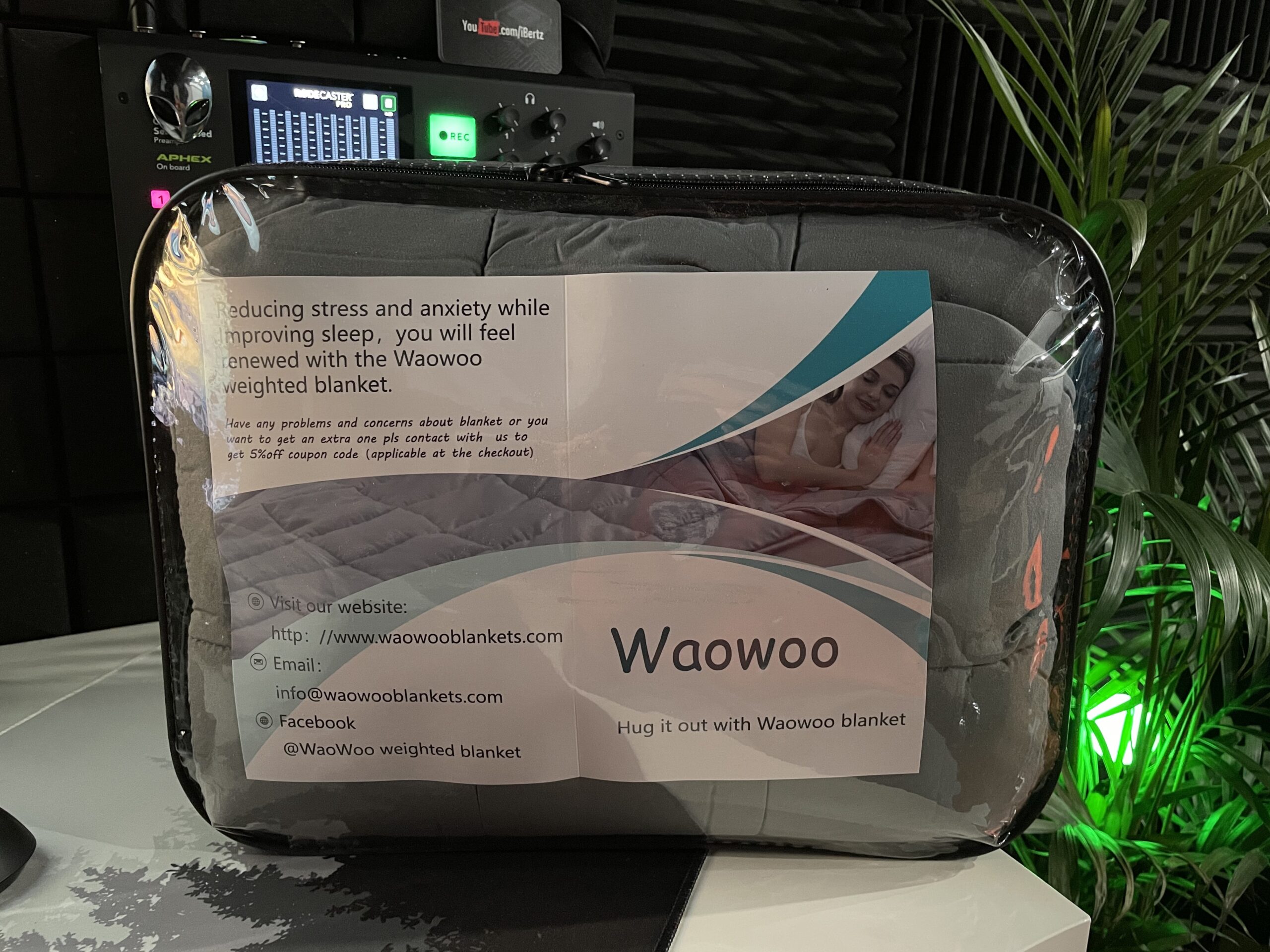 Waowoo Adult Weighted Blanket Queen Size (15lbs 60