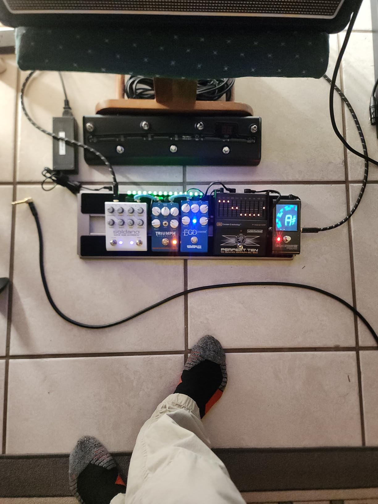 Peterson StroboStomp HD Guitar Tuner (SS-1) | High-Definition Strobe Tuning | 0.1 Cent Accuracy | Full Color Display | Sweetened Tunings | True/Buffered Bypass customer photo 1