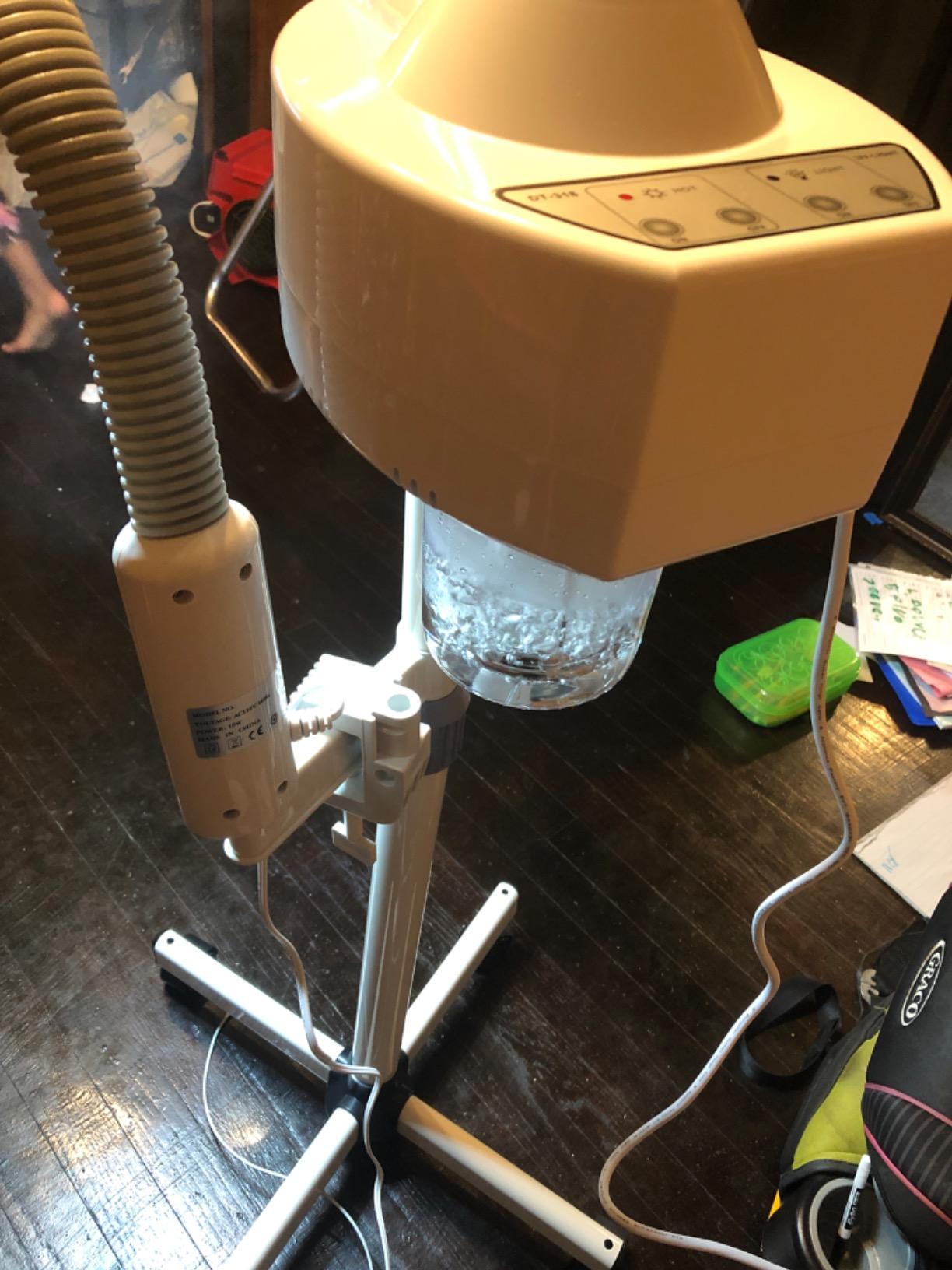 Nova Microdermabrasion Professional 2 in 1 Facial Steamer for Face Deep Cleaning Ozone Face Steamer with 5X Magnifying Lamp Hot Mist Function for Salon Spa Home Beauty Equipment customer photo 2