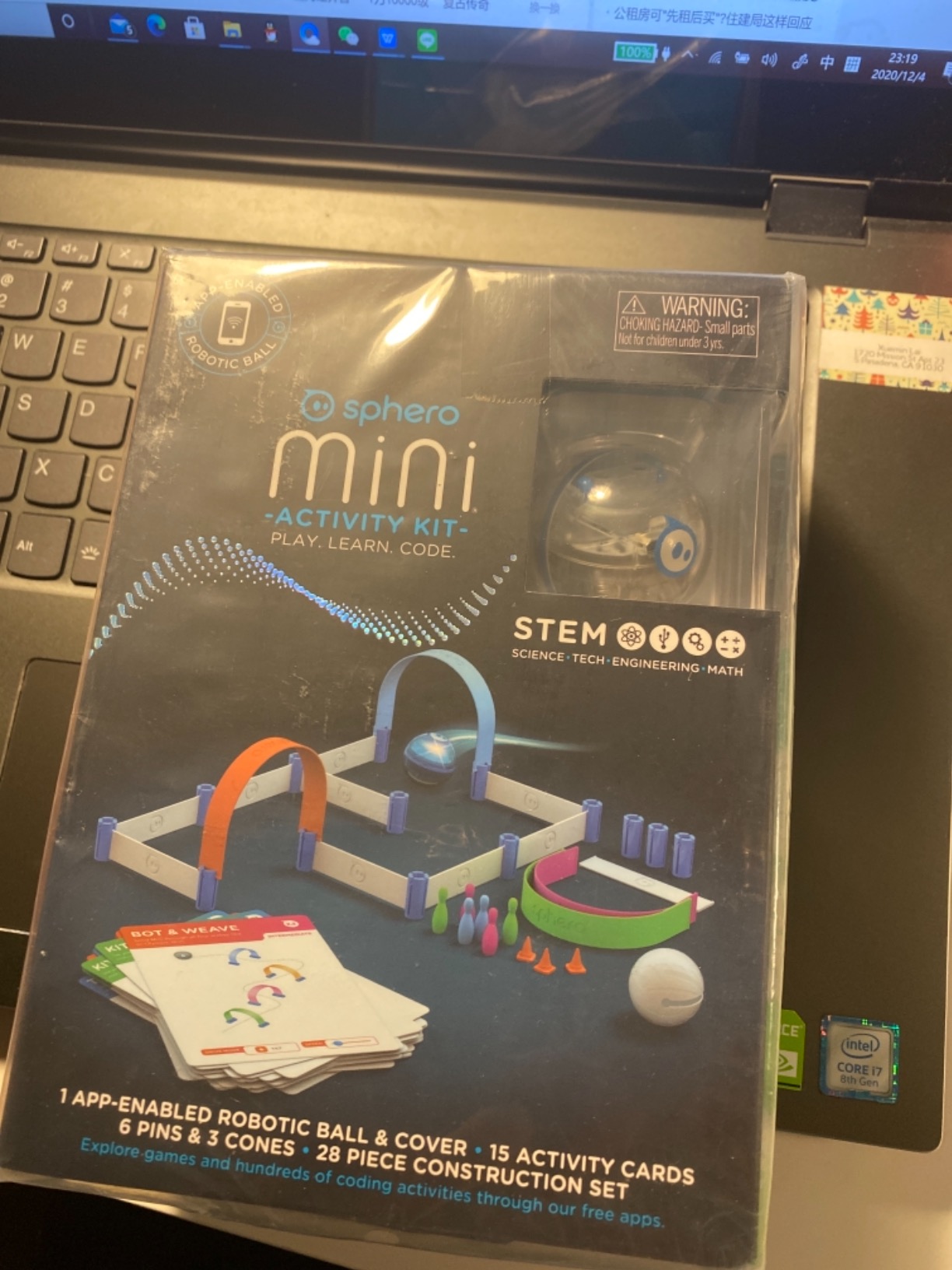 Sphero Mini Activity Kit - App-Enabled Coding Robot - 55 Piece Construction Set & Activity Cards - STEM Educational Toy for Kids customer photo 1