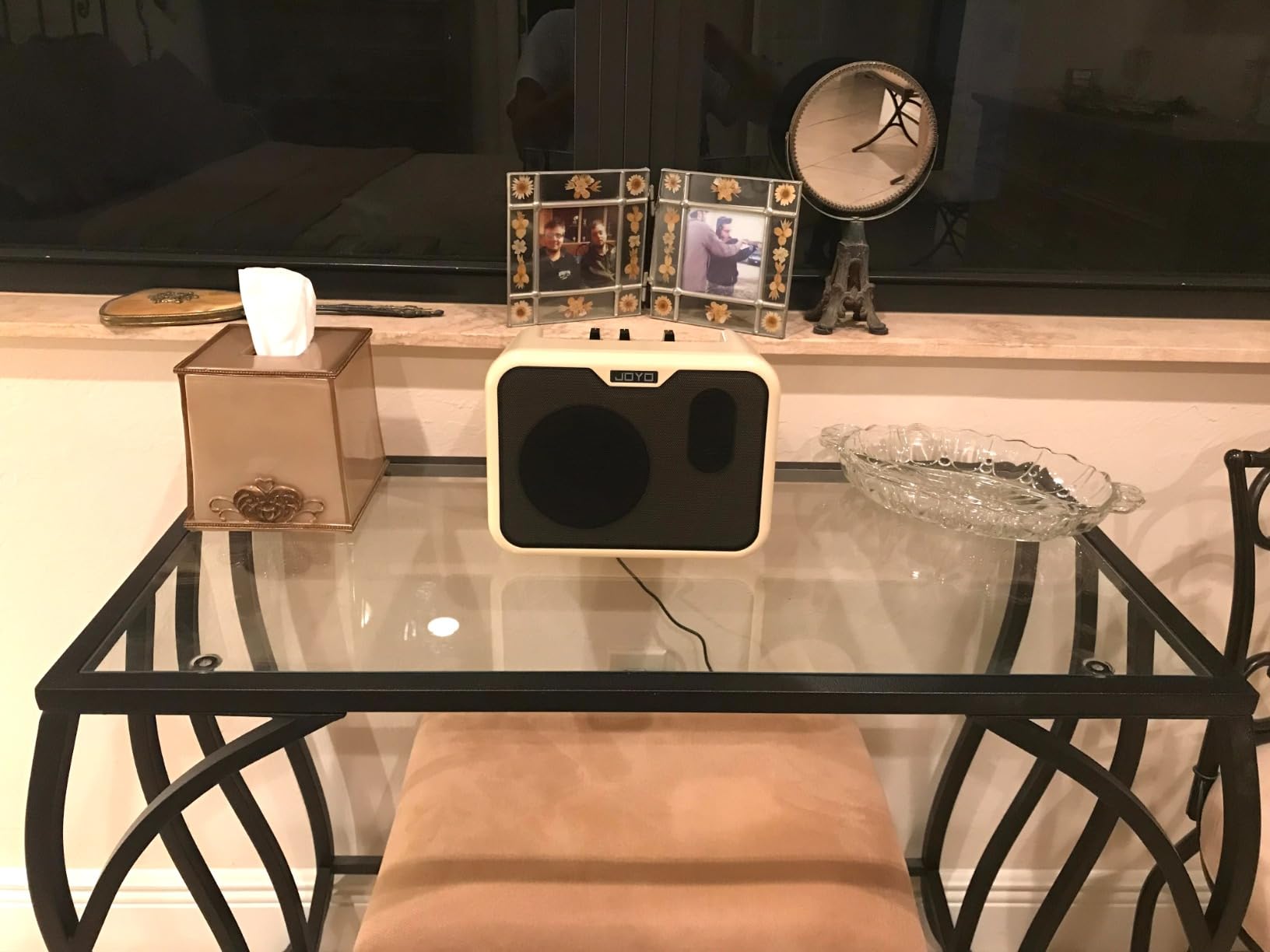 JOYO 10W Mini Bass Amp Bass Guitar Practice Amp Combo Bass Amplifier Portable Small Battery Powered Bass Amp Dual Channel customer photo 2