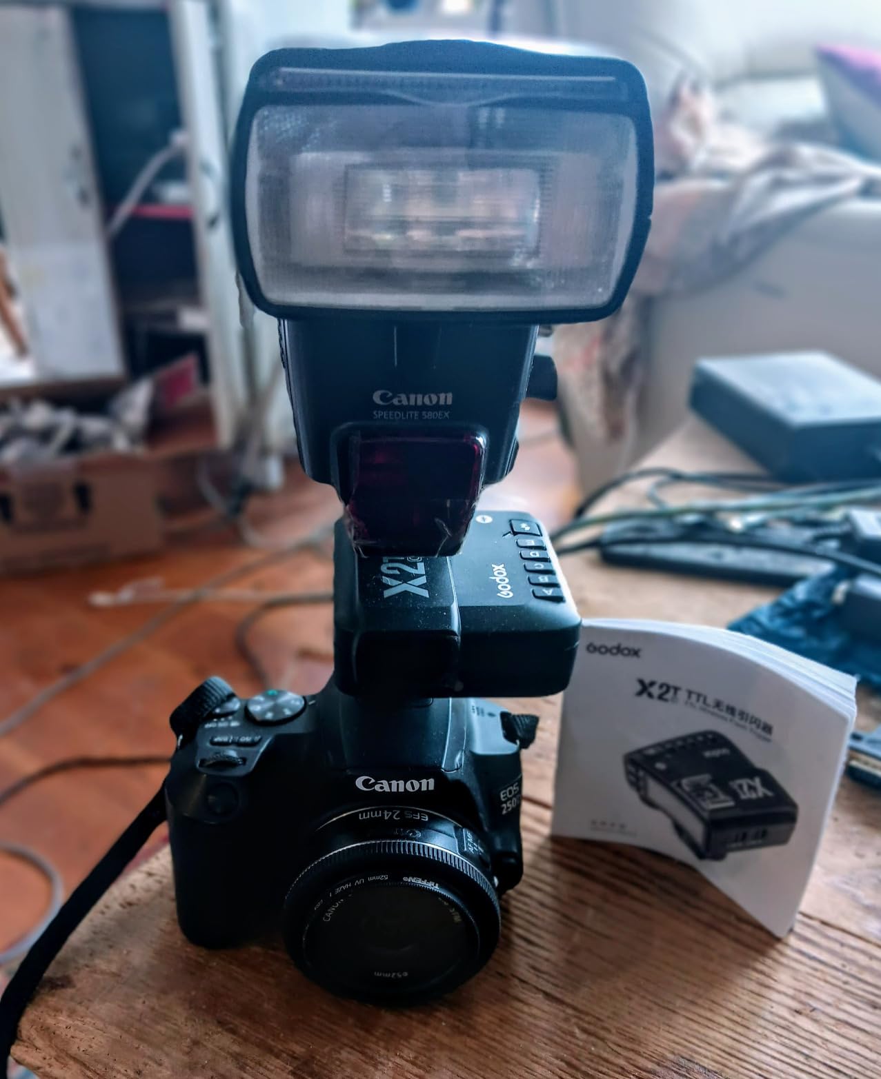 Godox X2T-C TTL Wireless Flash Trigger for Canon, Bluetooth Connection, 1/8000s HSS, 5 Separate Group Buttons, Relocated Control-Wheel, New Hotshoe Locking, New AF Assist Light customer photo 1