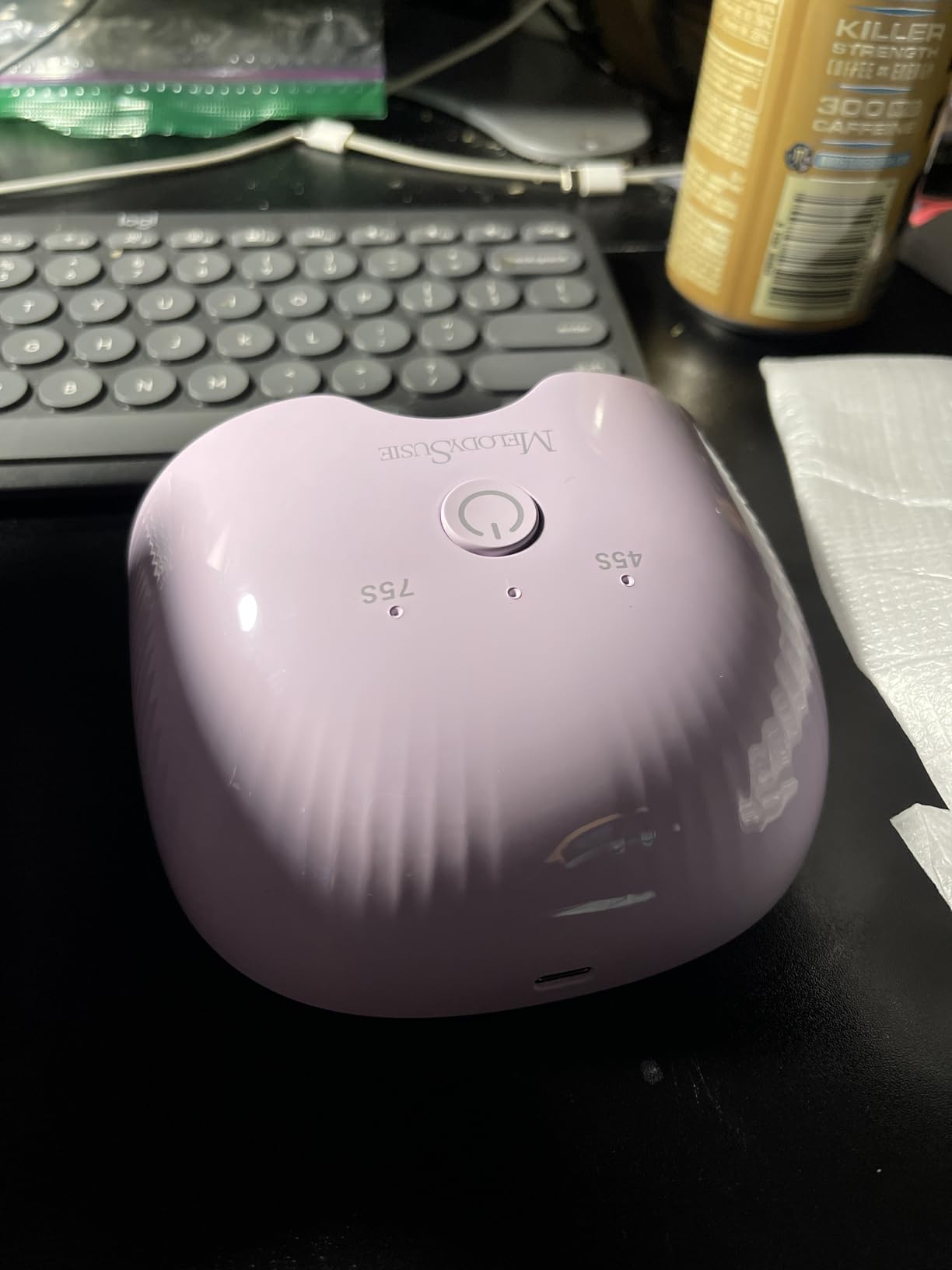 MelodySusie 48W LED UV Nail Lamp - Black, Energy Efficient, 365nm-405nm Wavelength, Compatible with Most Gels, 4 Timer Settings, Infrared Sensor customer photo 2