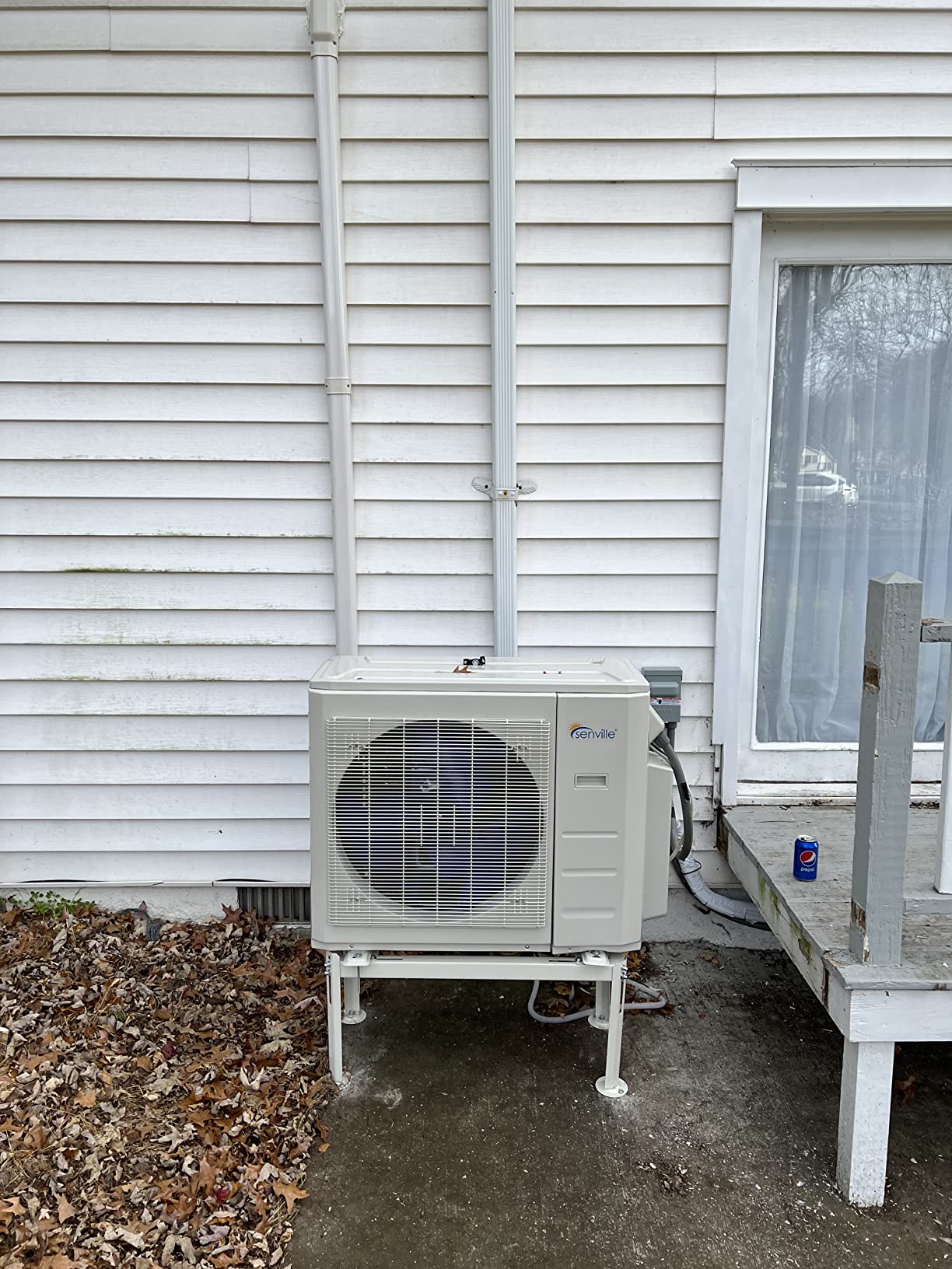 Senville 28000 BTU Dual Zone Mini Split Air Conditioner Heat Pump, 2 Ton, Works with Alexa, White customer photo 2