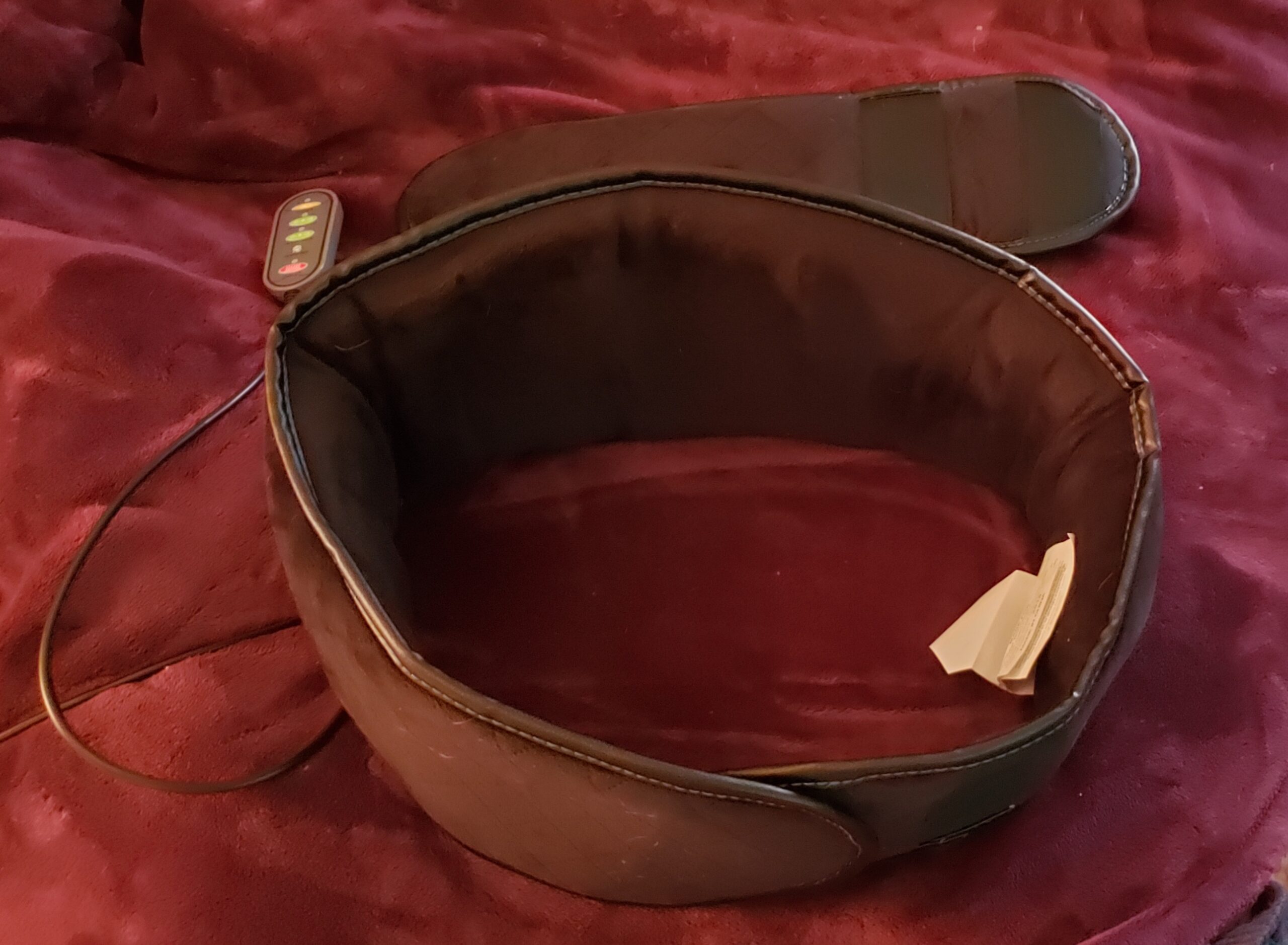 COMFIER Electric Heating Pad for Back Pain, Plug-in Vibration Lower Back Massager with Heat,FSA Eligible HSA,Heat Pad with Auto Shut Off customer photo 2