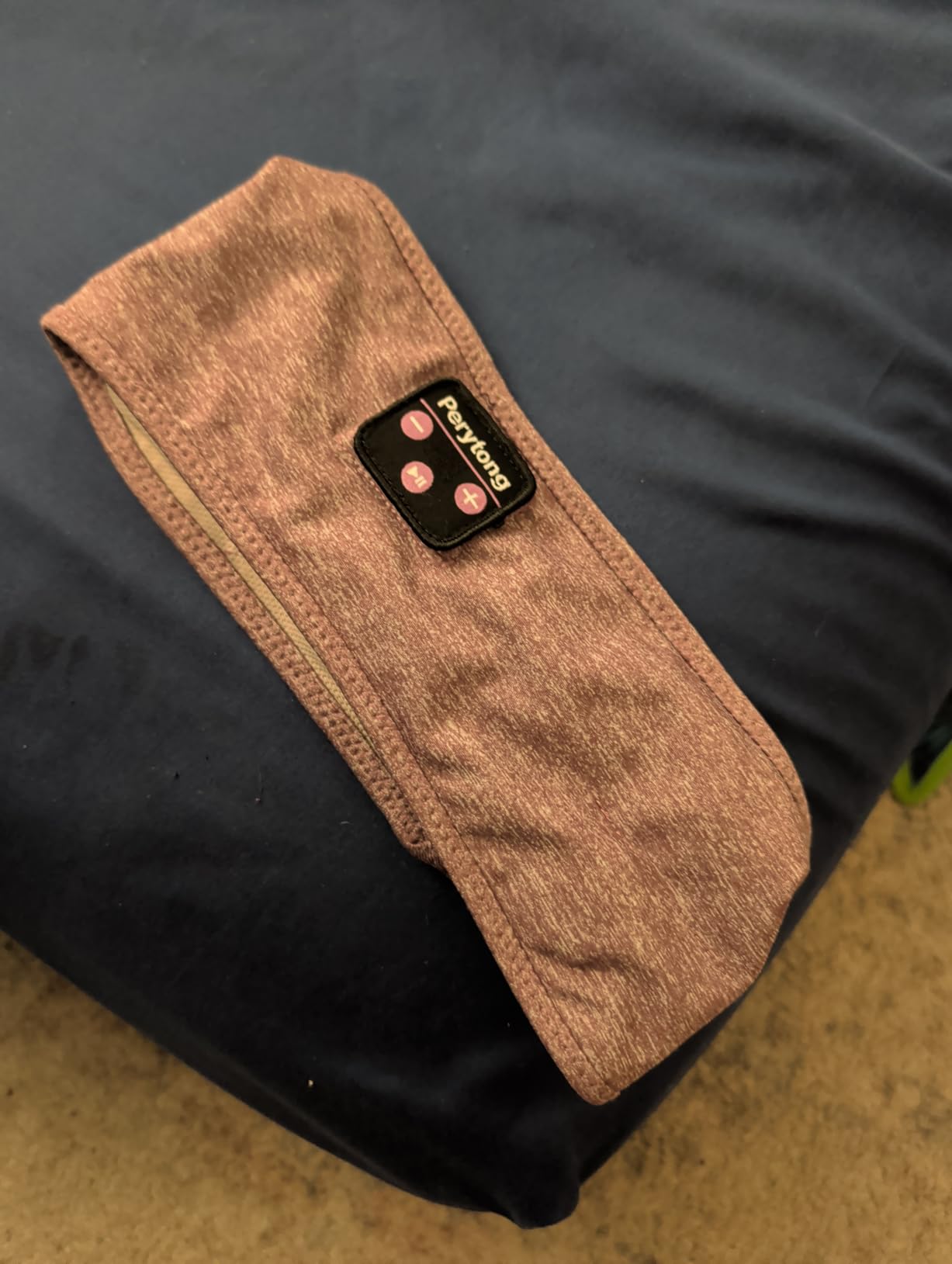 Perytong Sleep Headphones Wireless, Bluetooth Sports Headband Headphones with Ultra-Thin HD Stereo Speakers Perfect for Sleeping,Workout,Jogging,Yoga,Insomnia, Air Travel, Meditation (Grey) customer photo 1