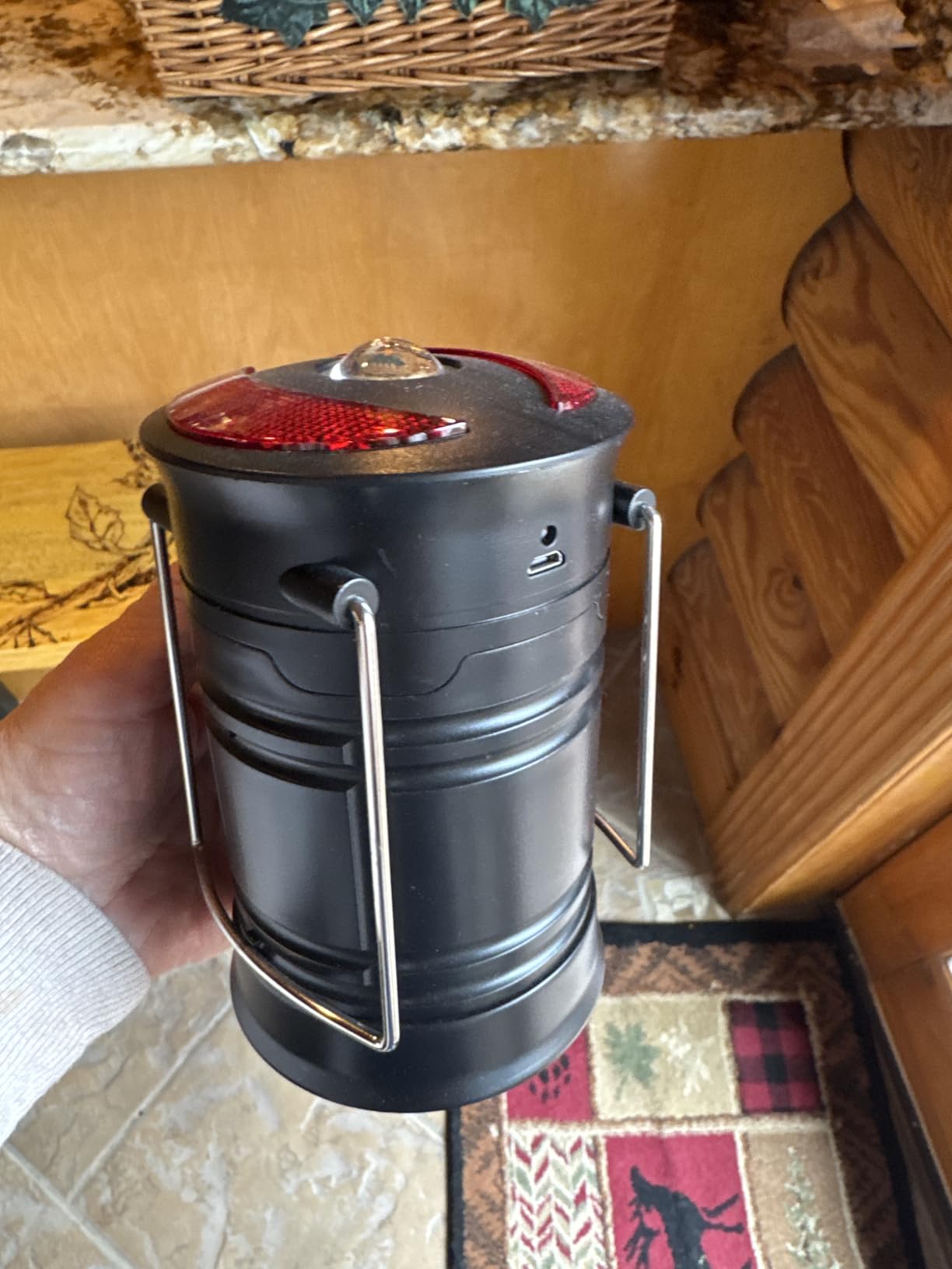 2 Pack Camping Lanterns Camping Accessories USB Rechargeable and Battery Powered 2-in-1 LED Lanterns, Hurricane Lights with Flashlight and Magnet Base for Camping, Hiking, Emergency, Outage customer photo 2