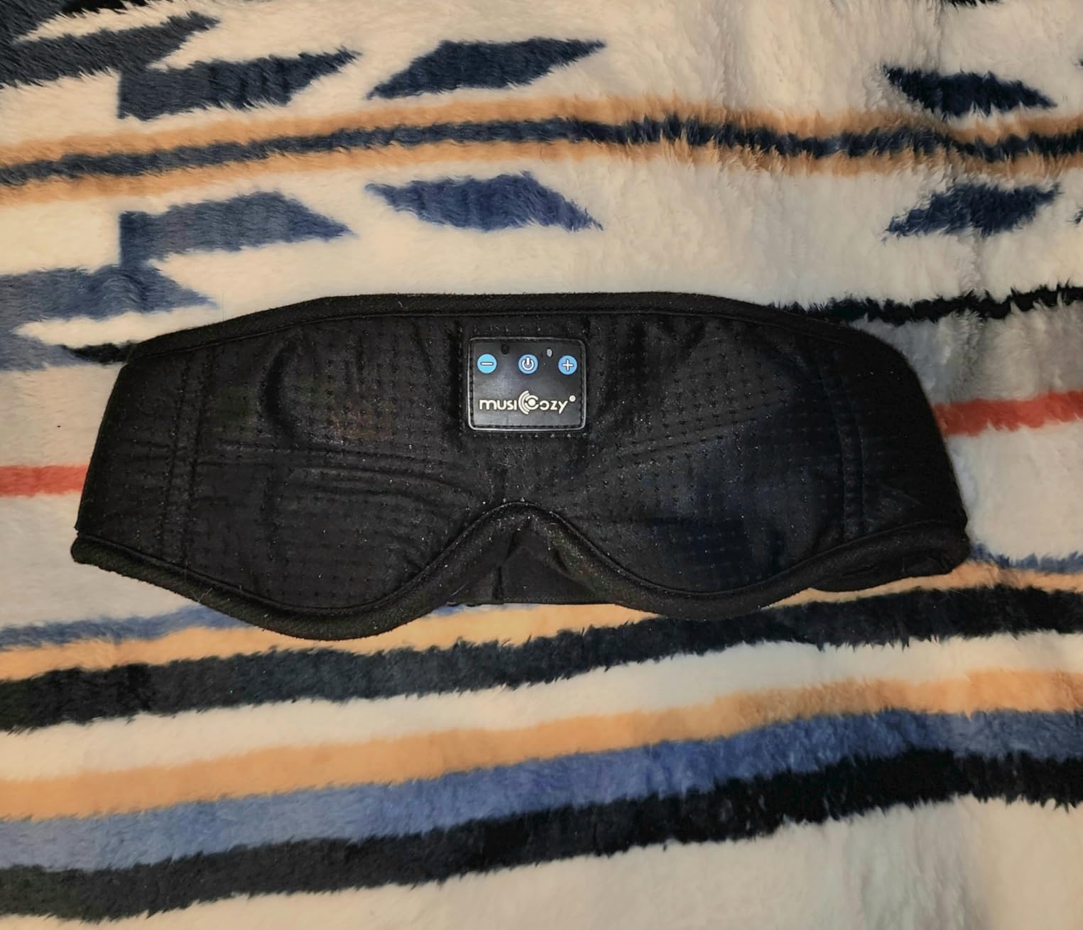 MUSICOZY Sleep Headphones, Bluetooth 5.4 Sleep Mask Headband Headphones Sleeping Eye Mask customer photo 2