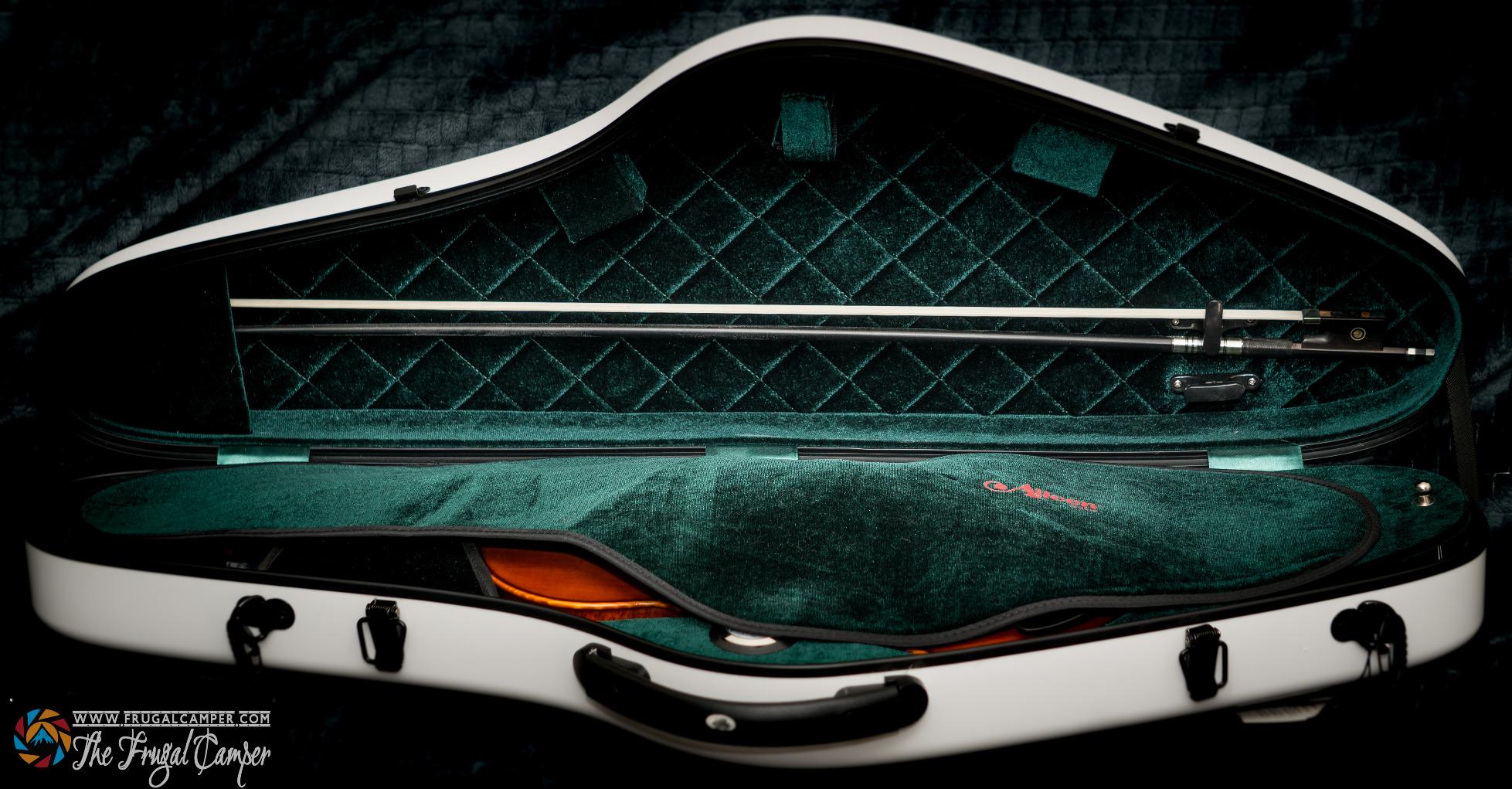 Aileen Violin Hard Case 4/4 Full Size Luxury with Hygrometer Suspension customer photo 1