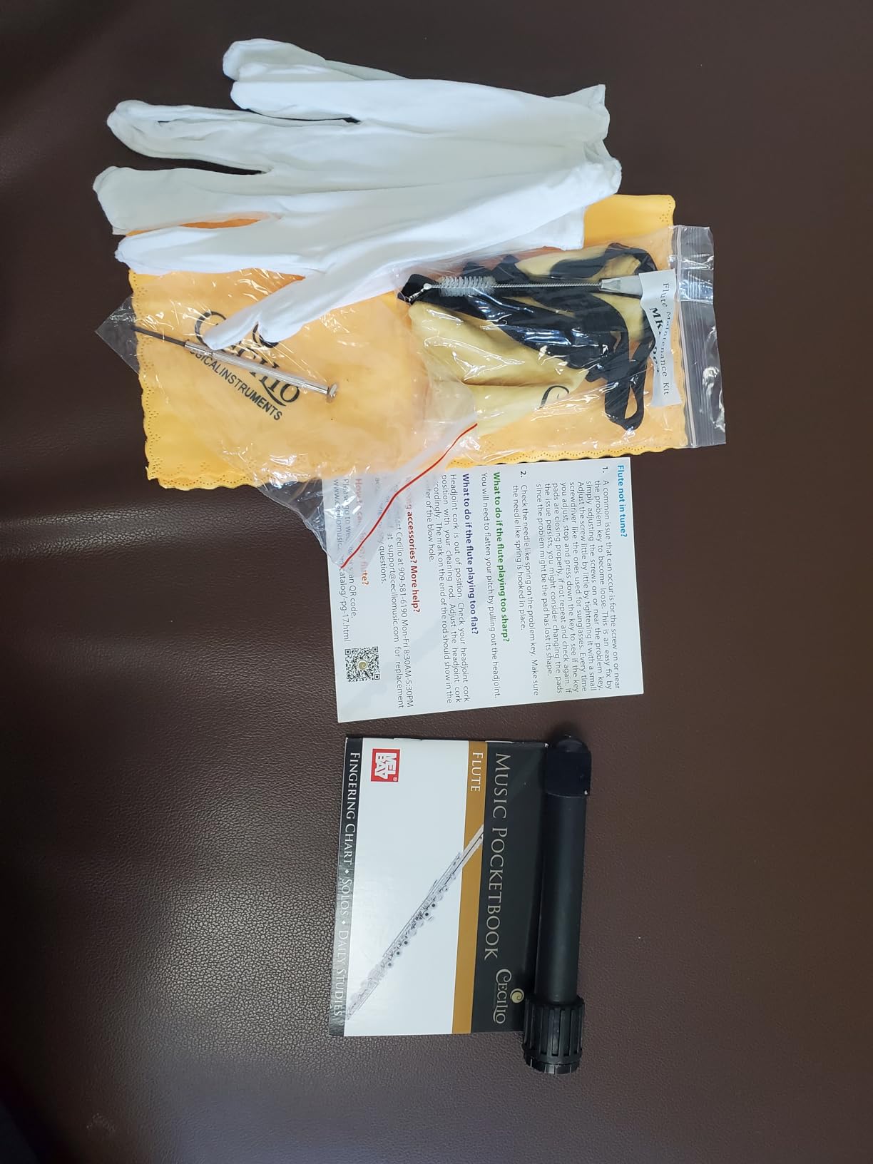 Cecilio Closed Hole C Flute - Musical Instrument, Beginner/Intermediate Flute in Band & Orchestra, Nickel customer photo 1