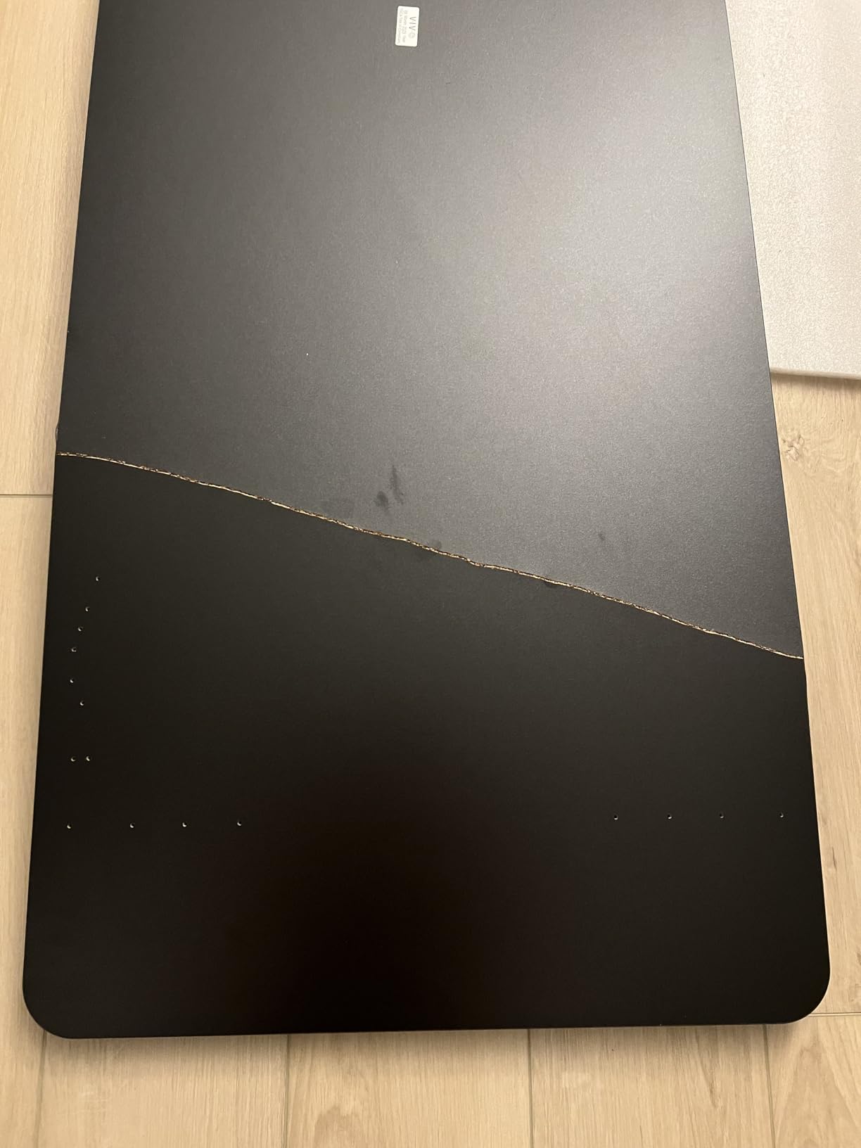 VIVO Electric 60 x 24 in Standing Desk, Memory Height Adjustment, 1B Series, Holds 220 lbs, One-Piece Black Top, Black Frame, DESK-KIT-1B6B customer photo 1