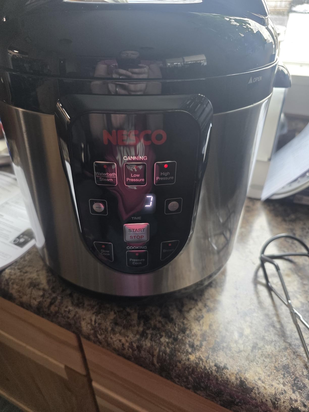 Nesco NPC-9 Smart Electric Pressure Cooker and Canner, Stainless Steel, 9.5 Qt customer photo 1