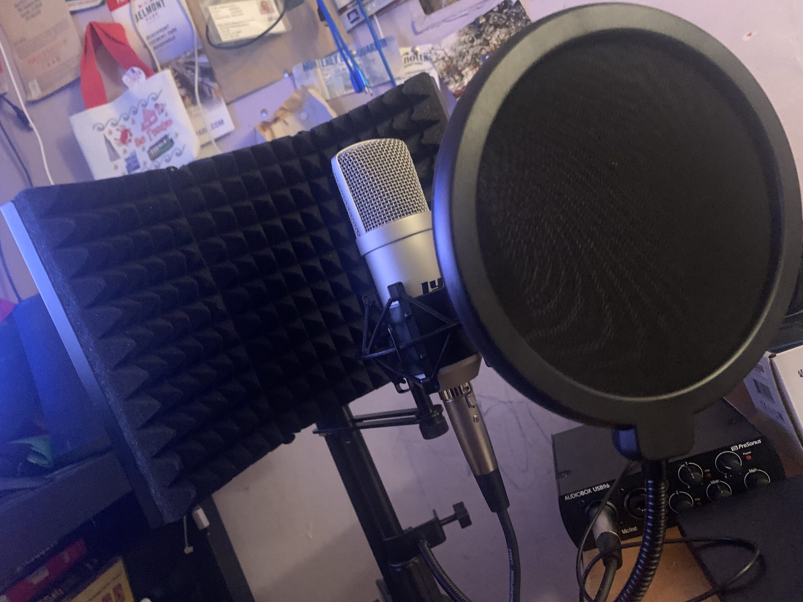 PreSonus AudioBox 96 USB 2x2 Interface Recording Bundle with LyxPro Cardioid Condenser Mic, HAS-10 Headphones, Pop Filter, Shockmount, Stand, XLR Cable & Studio One Artist Software Kit customer photo 1