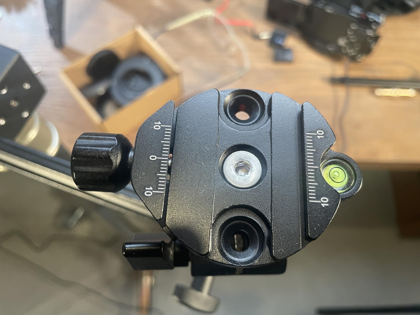 K&F Concept Professional 28mm Metal Tripod Ball Head 360 Degree Rotating Panoramic with 1/4 inch Quick Release Plate Bubble Level for Tripod Monopod Slider Camera Camcorder up to 22 pounds customer photo 2