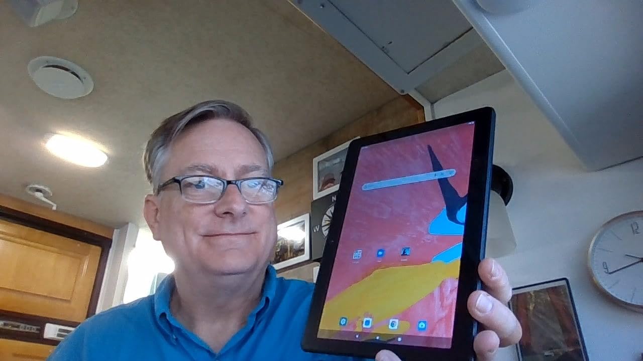 PRITOM Tablet 10 inch, 64GB, Tablet Android, HD IPS Screen, Dual Camera, WiFi, Bluetooth, Tablets with 6000mAh Battery, Touch10 Tab GMS Certified (Black) customer photo 1