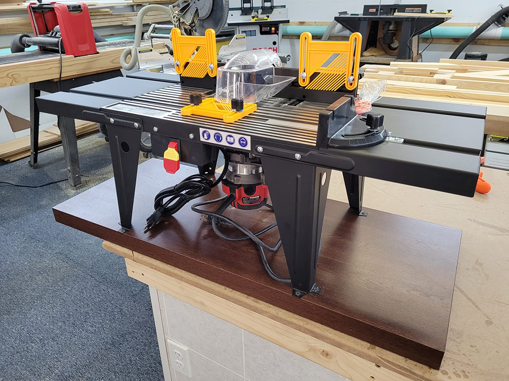 Leegol Electric Benchtop Router Table Wood Working Craftsman Tool customer photo 2