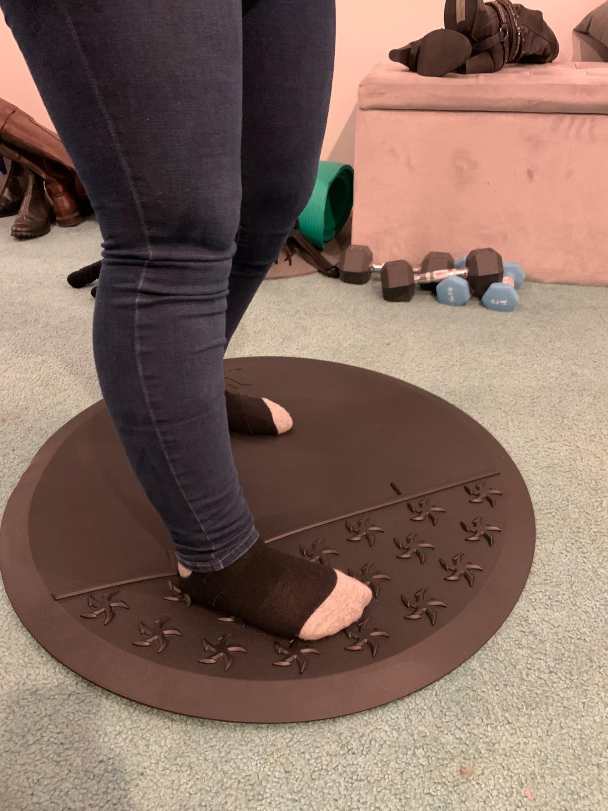 VR Ninjas Virtual Reality Gear Gaming Mat | The Original Non Slip, Comfortable Cushion Floor Mat For Position Orienting | Foam Anti Fatigue Mats | Premium Accessories For Game Room | PSVR FR XR AR customer photo 2