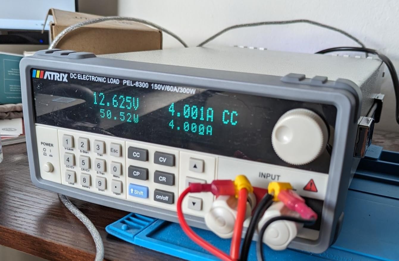 MATRIX Programmable DC Electronic Load Tester PEL8150, 150V/30A/150W, 0.1mV/0.1mA Resolution Constant Current Voltage Load, 0.1% Accuracy Battery Capacity Tester customer photo 1