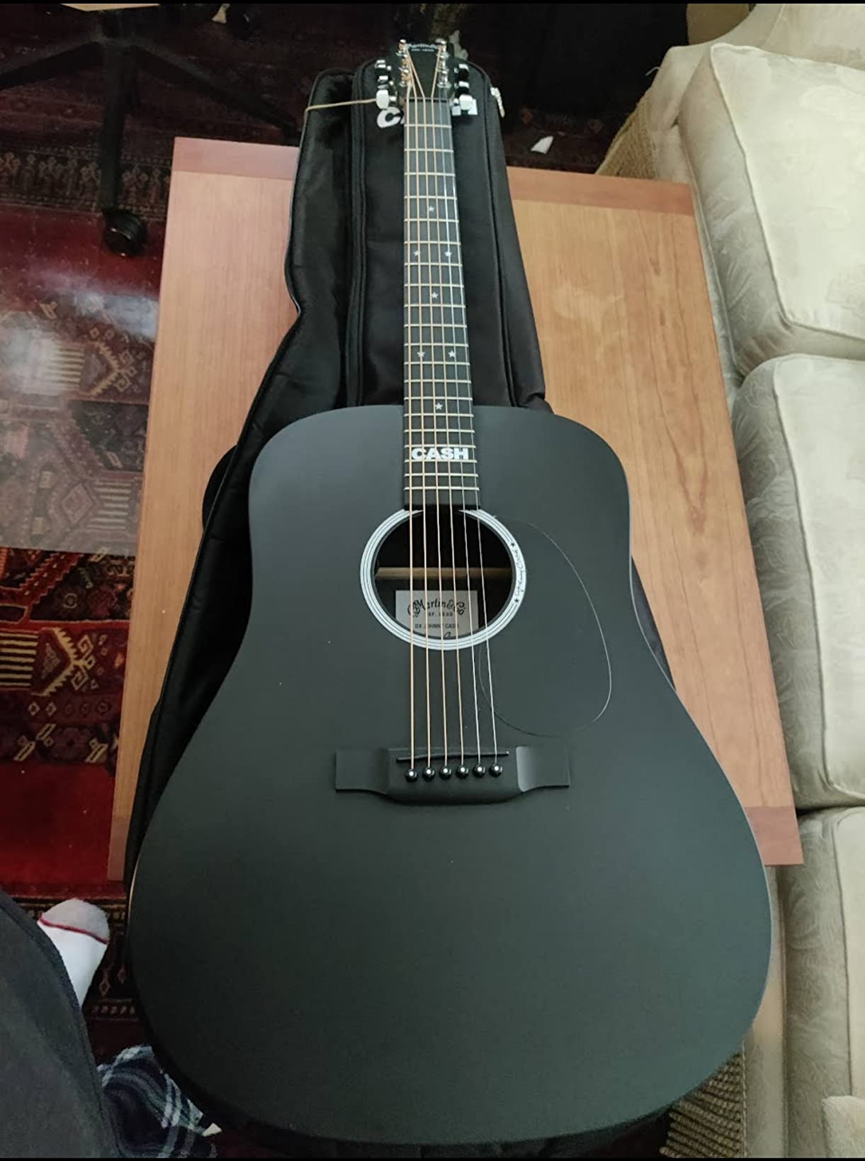 Martin DX Johnny Cash Signature Edition Acoustic-Electric Guitar customer photo 1