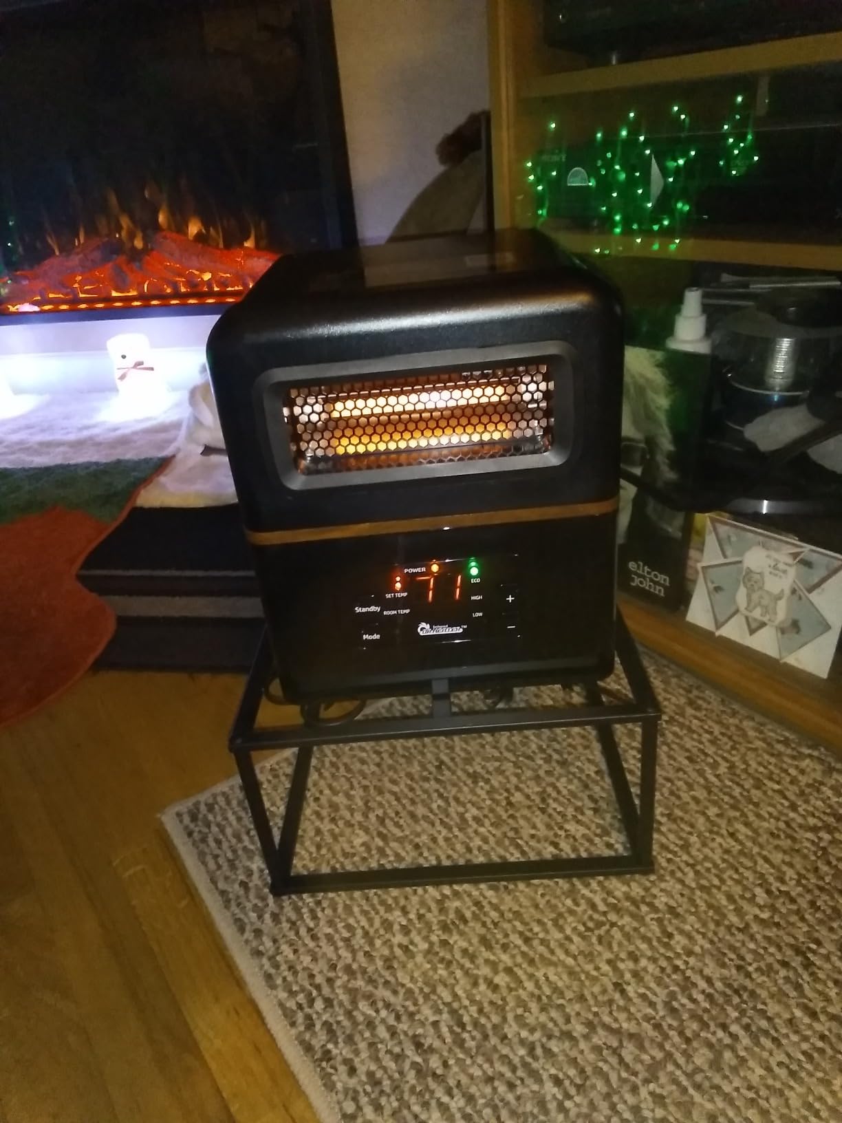 DR. INFRARED HEATER DR-978 New Upgraded Dual Heating Hybrid Portable Infrared Space Heater, 1500W with Remote customer photo 1