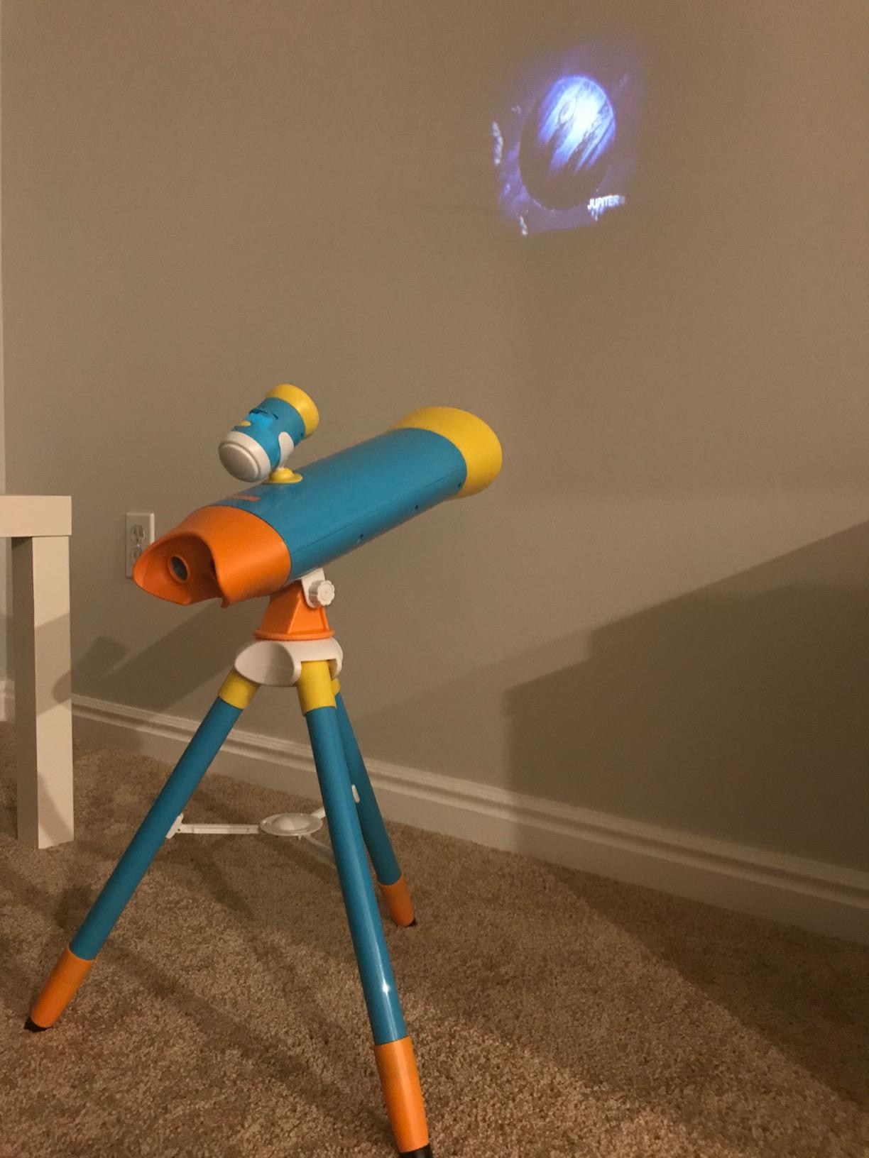 Little Experimenter Projector Telescope for Kids, Children's Telescopes & 24 Space Images, STEM Activity Science Toys, Learning Gifts for Boys & Girls Ages 3-12, Easter Gifts for Kids customer photo 1