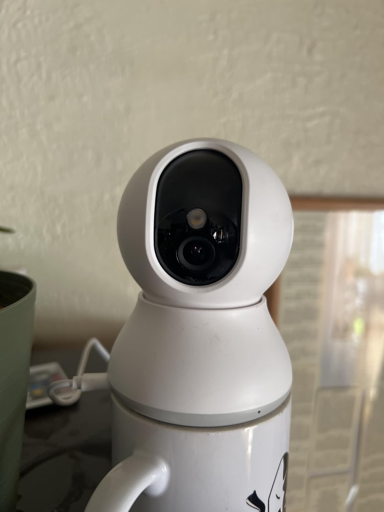 Security Camera 2K, blurams Baby Monitor Dog Camera 360-degree for Home Security w/Smart Motion Tracking, Phone App, IR Night Vision, Siren, Works with Alexa & Google Assistant & IFTTT, 2-Way Audio customer photo 1