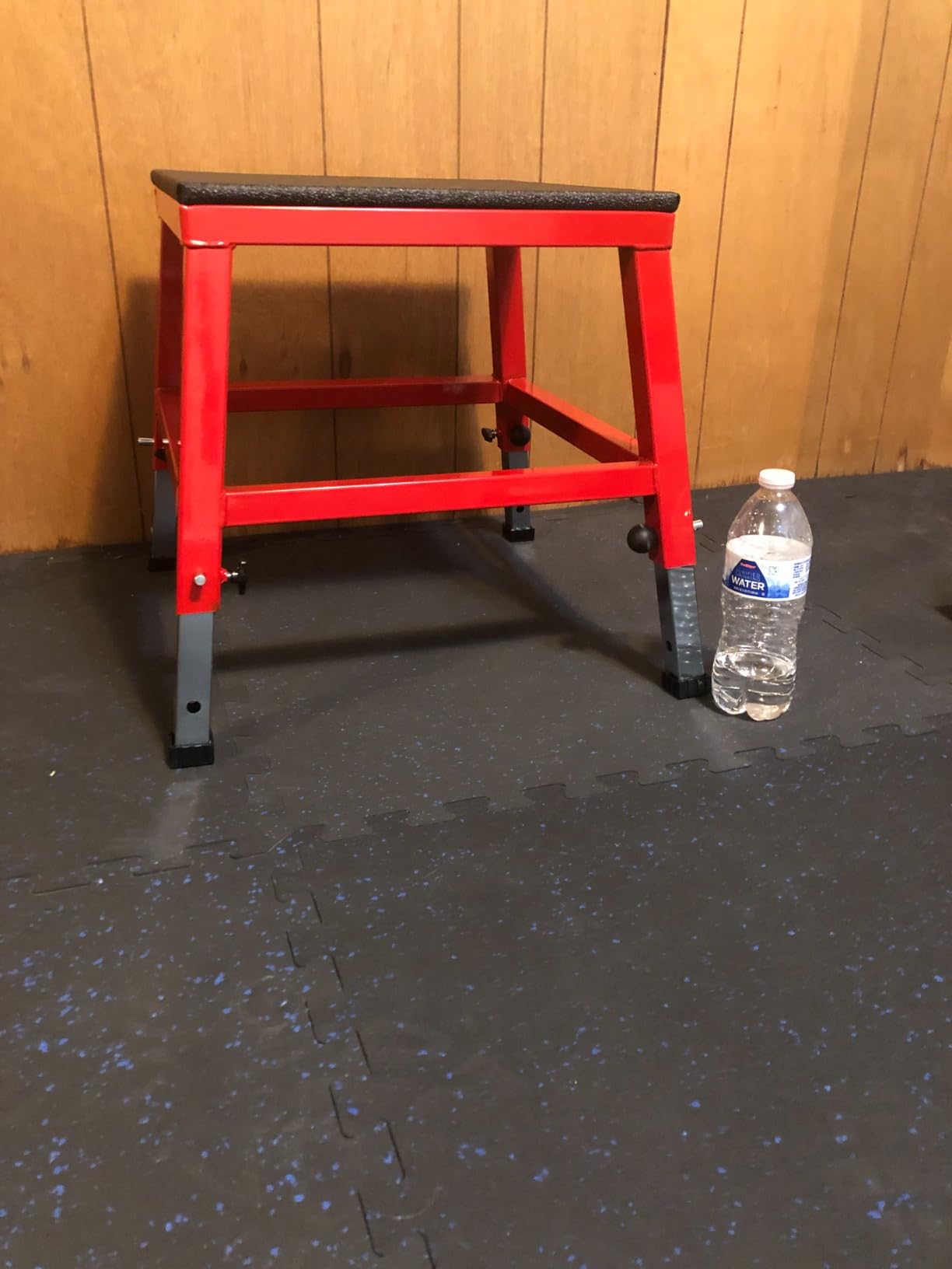 JFIT Plyometric Boxes - Made in Taiwan NO Assembly Required Single - Height Box Set and Adjustable Box Options Plyometric Platform and Jumping Agility Box for Training Conditioning Strength Training customer photo 1