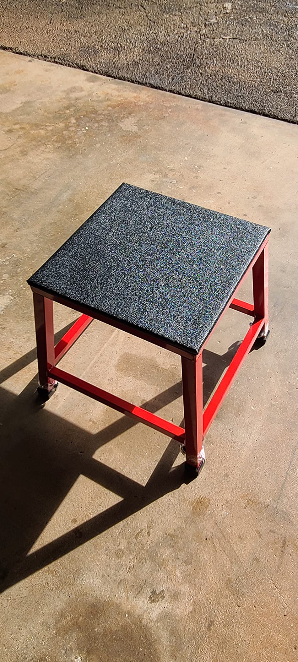 JFIT Plyometric Boxes - Made in Taiwan NO Assembly Required Single - Height Box Set and Adjustable Box Options Plyometric Platform and Jumping Agility Box for Training Conditioning Strength Training customer photo 2