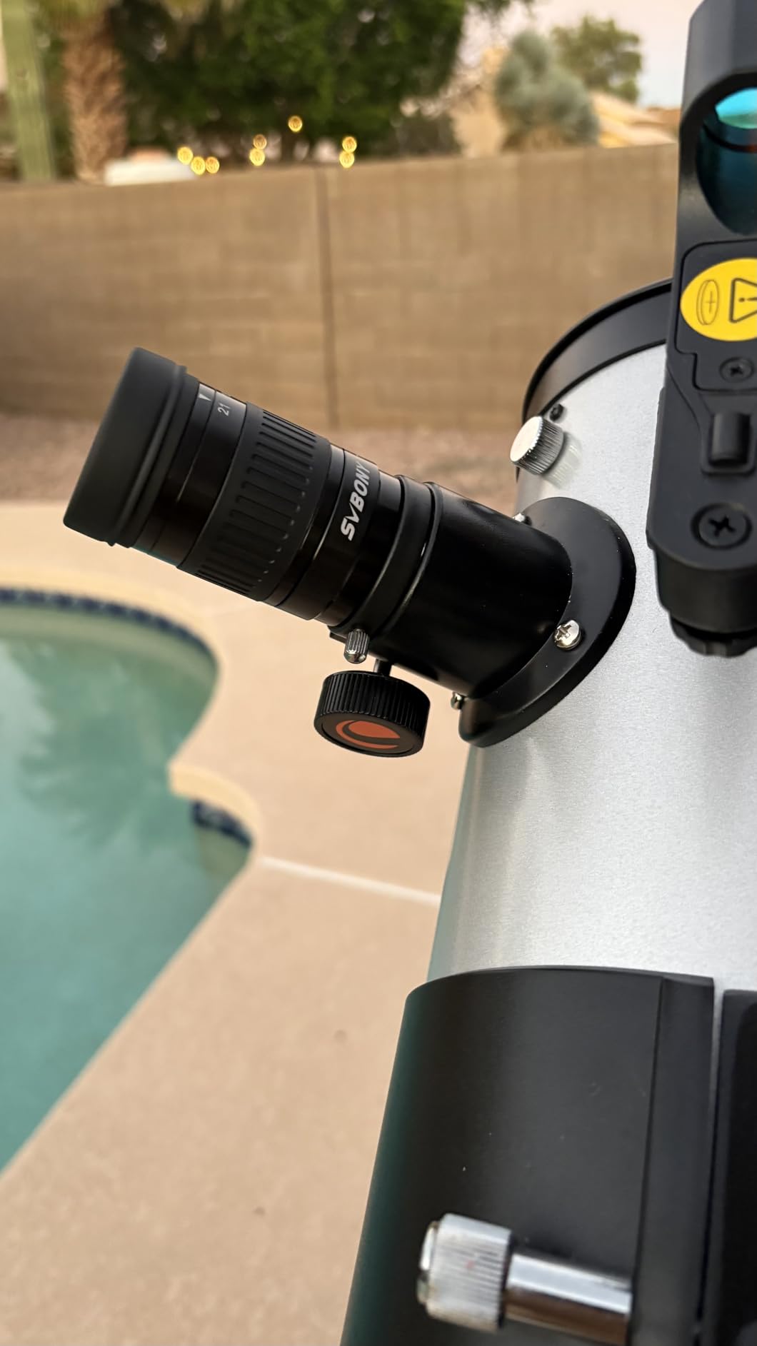 SVBONY SV135 Zoom Eyepiece, Zoom 7 to 21mm 1.25 inch Telescope Eyepiece, 6 Element 4 Group Telescope Accessories for Astronomic Telescopes Visual customer photo 1