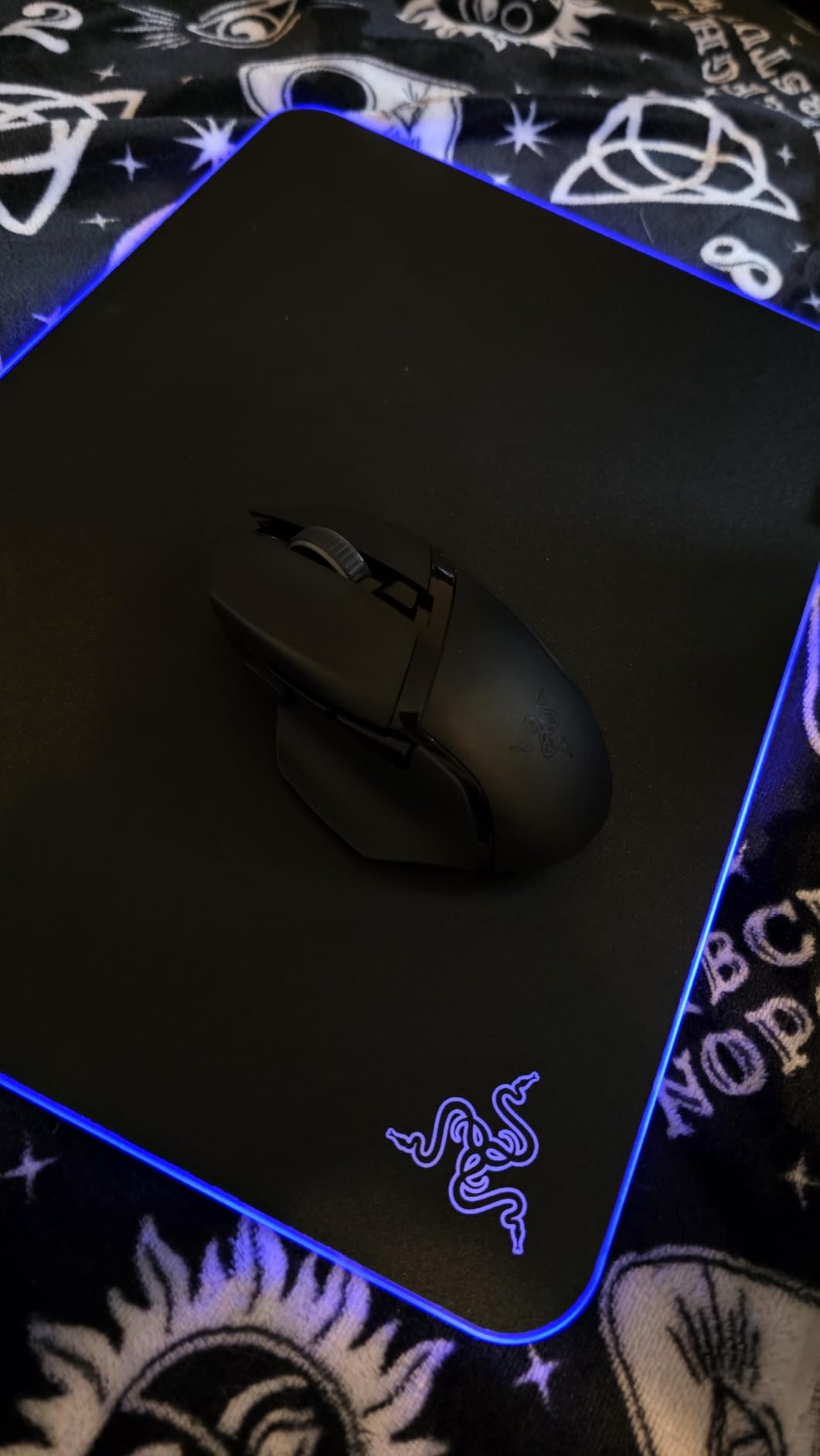 Razer Firefly Hard V2 RGB Gaming Mouse Pad: Customizable Chroma Lighting, Built-in Cable Management, Balanced Control & Speed, Non-Slip Rubber Base customer photo 2