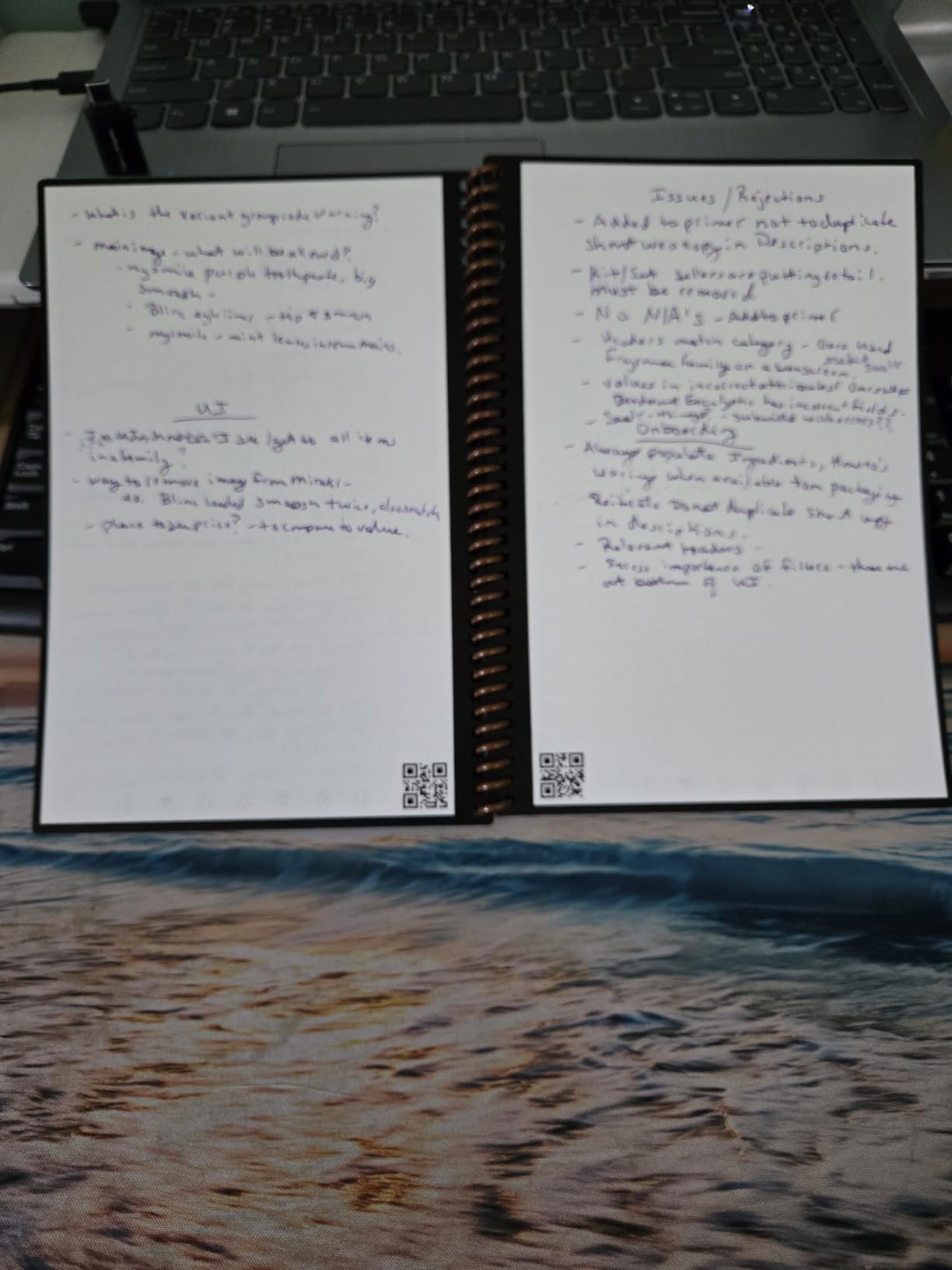 Rocketbook Fusion Hybrid Reusable Planner and Notebook in One, Additional Blank Pages, Goal and Project Tracker, Undated Planner, Executive Size 6x8.8, Grey (Pack of 1) customer photo 2