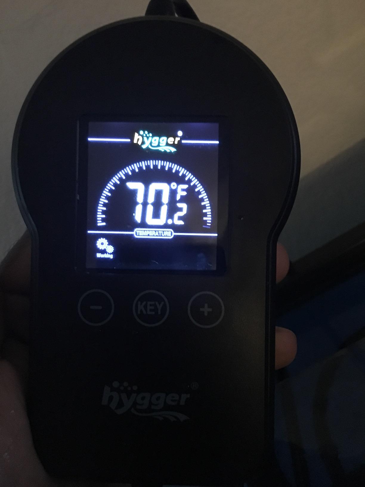 hygger 500W Aquarium Heater, Submersible Fish Tank Water Heater with External Color LED Digital Temperature Controller, Fast Heating for 60~120 Gallon customer photo 2