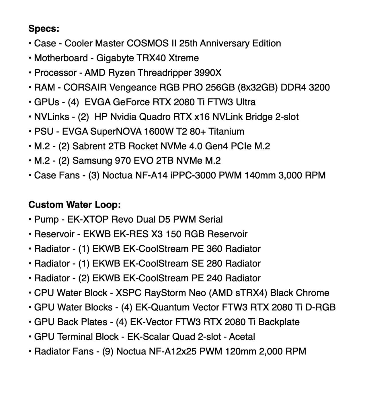 AMD Ryzen Threadripper 3990X 64-Core, 128-Thread Unlocked Desktop Processor customer photo 1