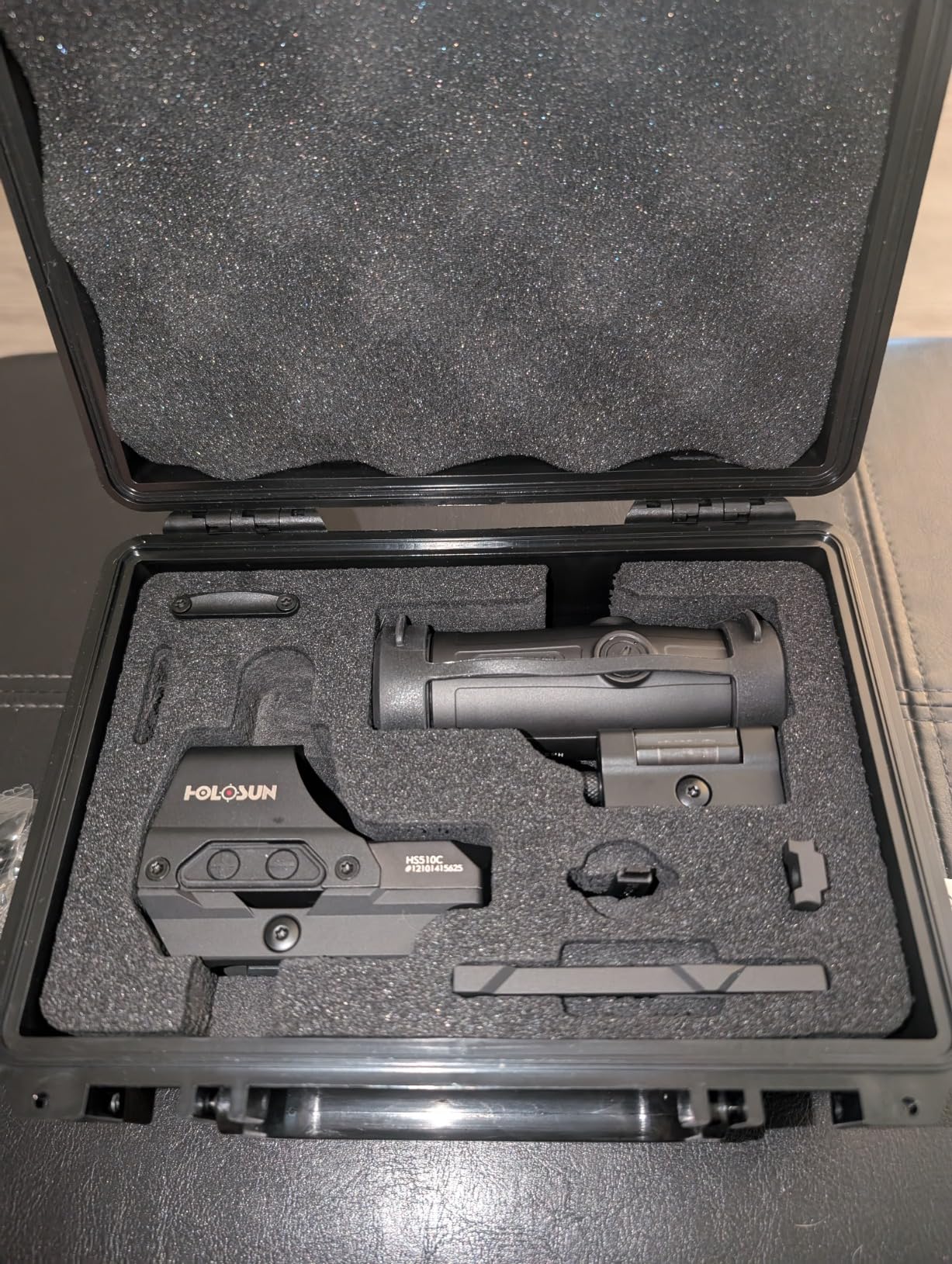 HOLOSUN 510C & HM3X Combo RED/Green Multi-Reticle Circle Dot Open Reflex Sight w/3x Flip-to-Side Magnifier 510C-HM3X customer photo 2