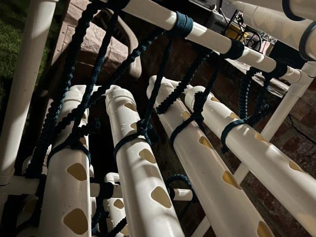 VIVOSUN Hydroponics Growing System 90 Plant Sites, 3 Layers 10 Food-Grade PVC-U Pipes Hydroponic Gardening System Grow Kit with Water Pump, Pump Timer, Nest Basket and Sponge for Leafy Vegetables customer photo 2