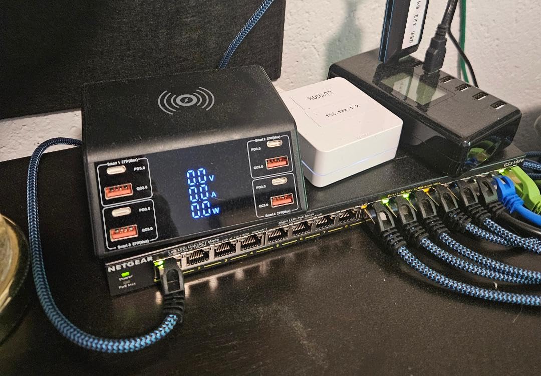 NETGEAR 16 Port PoE+ Gigabit Switch - Unmanaged Essentials Ethernet Switch (183W), Fanless Design for Silent Operation, Desktop or Wall Mount (GS316PP) customer photo 1