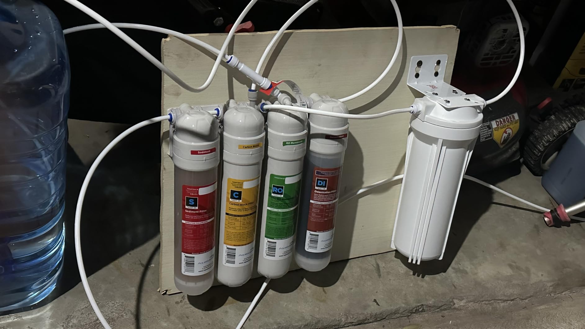Aquatic Life Twist-in 4-Stage Reverse Osmosis Water Filter System RO/DI Filtration Units for Aquarium, 75 GPD customer photo 2