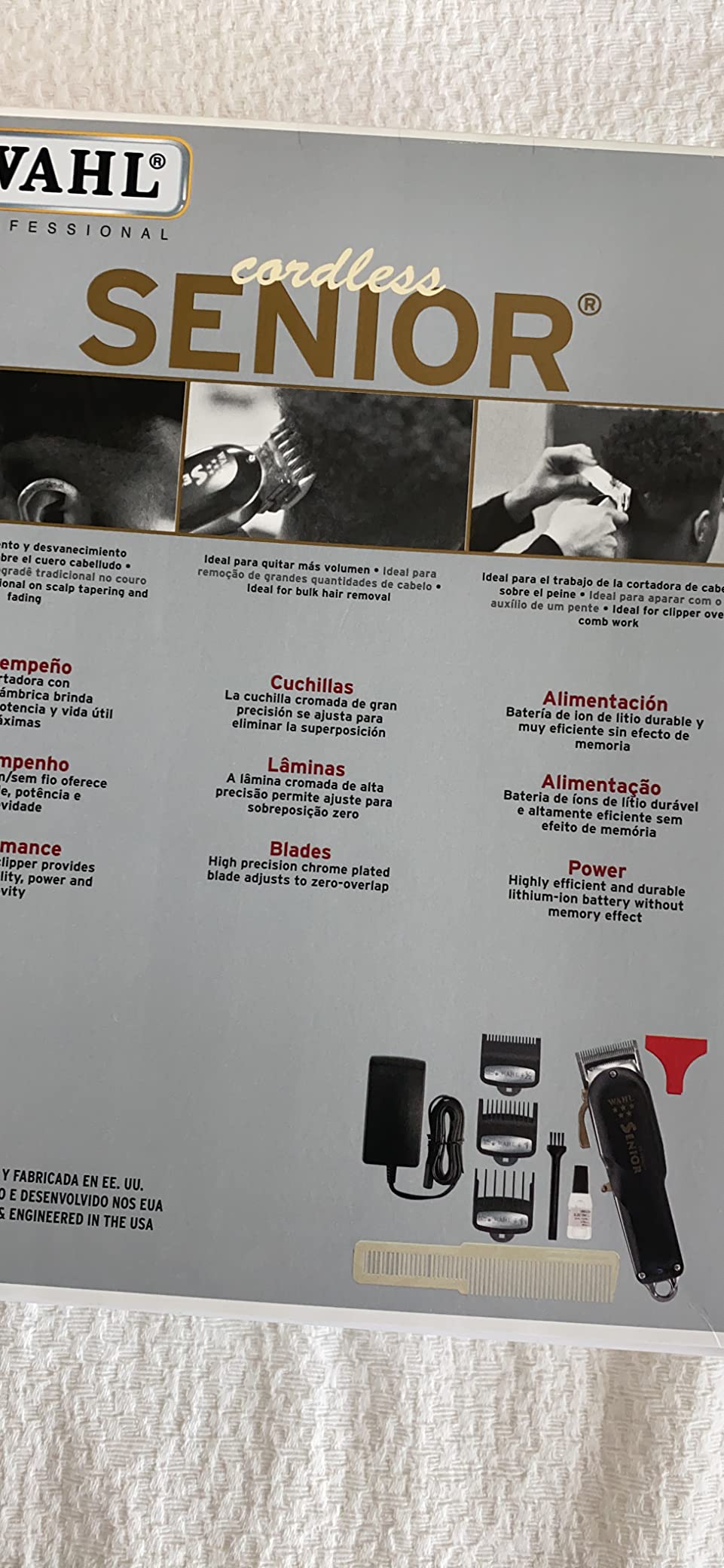 Wahl 5 Star Cordless Senior Clipper, Precision Fade Blades, Metal Housing, 80-Minute Run Time customer photo 1