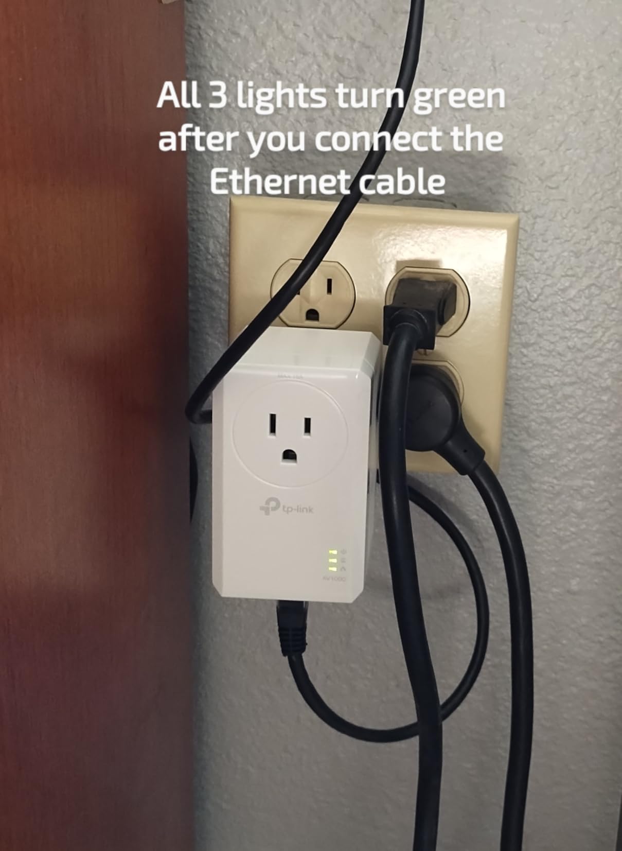 TP-Link AV1000 Powerline Ethernet Adapter KIT - Gigabit Port, Plug Pair & Play, Ethernet Over Power, Nano Size (TL-PA7017 KIT) customer photo 2