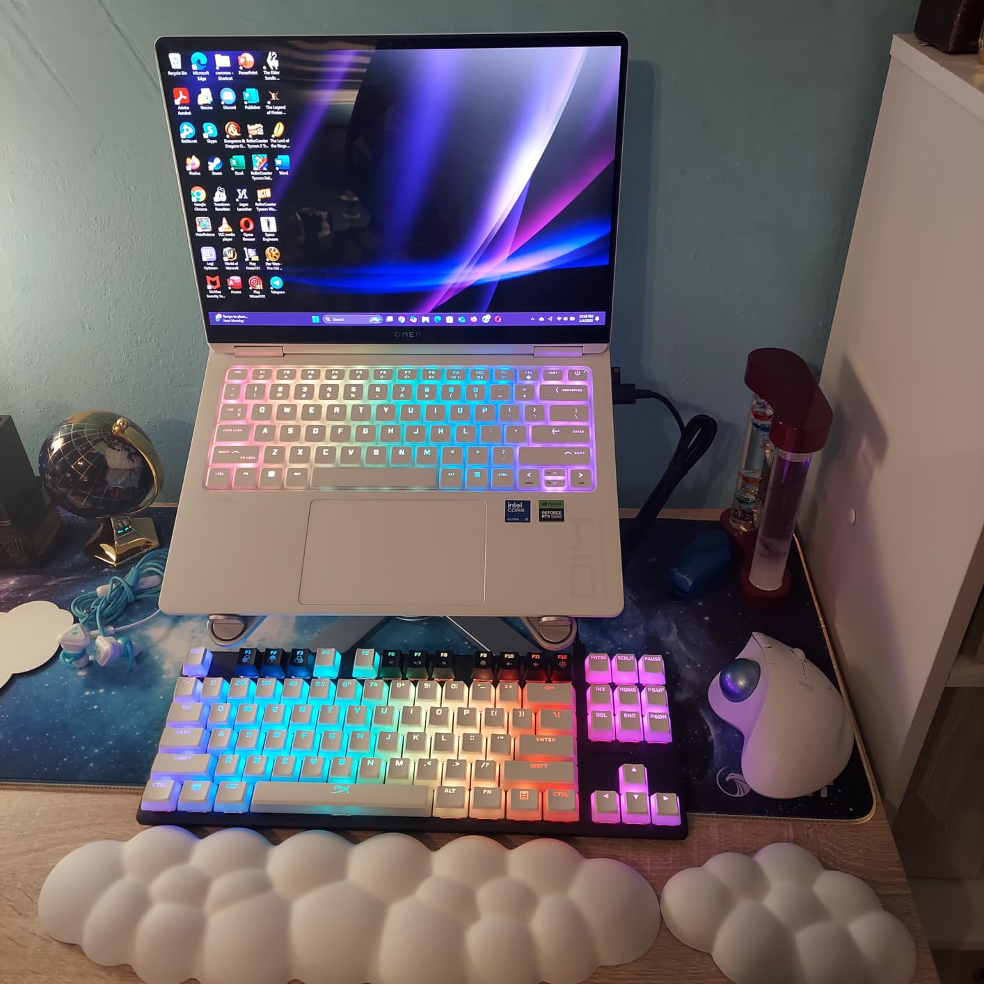 HyperX Alloy Origins Core - Tenkeyless Mechanical Gaming Keyboard, Software Controlled Light & Macro Customization, Compact Form Factor, RGB LED Backlit, Tactile HyperX Aqua Switch, Black customer photo 2