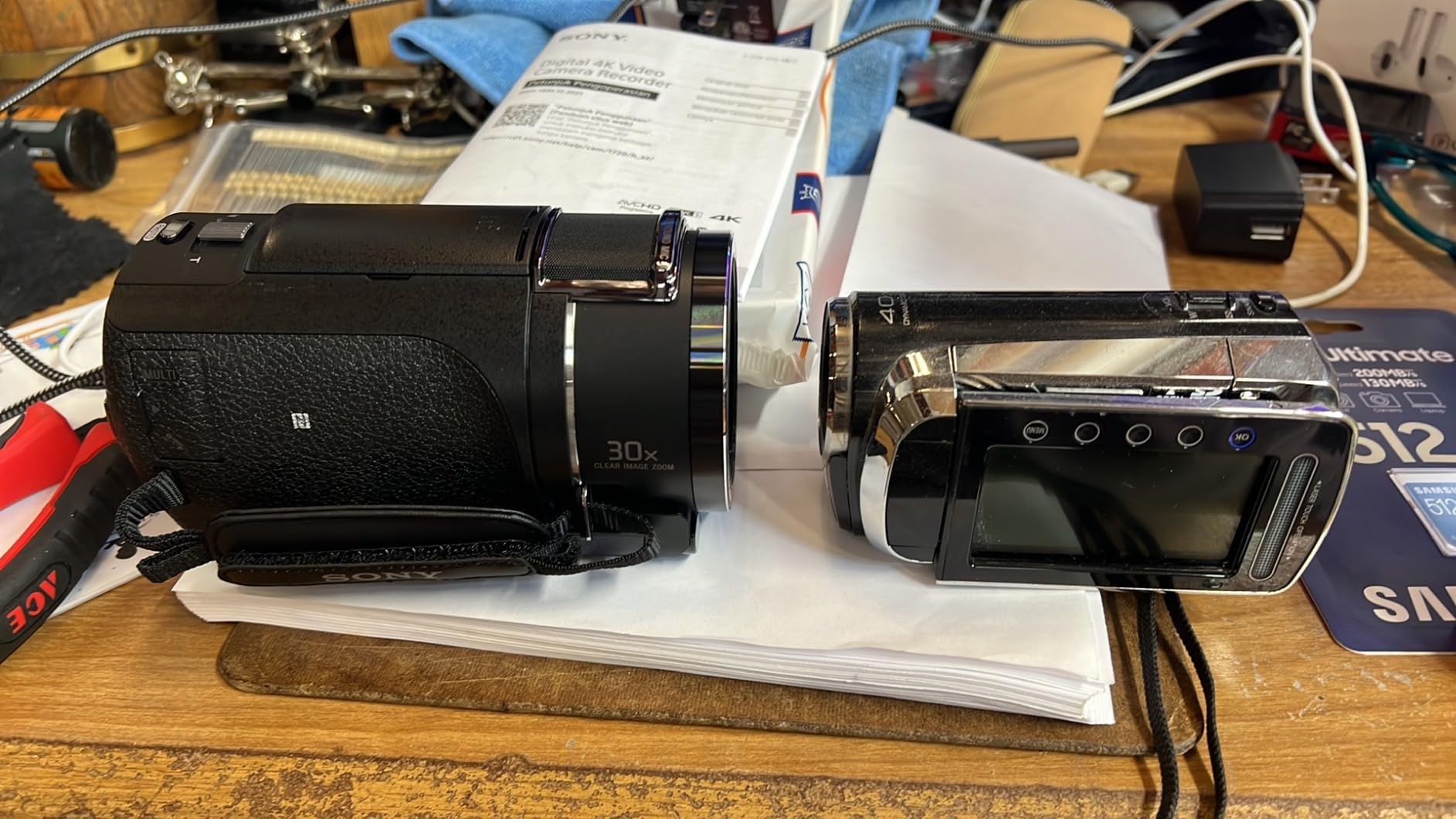 Sony FDR-AX43 UHD 4K Handycam Camcorder customer photo 1