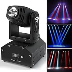 DJ Lights Moving Head U'King Mini LED Moving Head Light RGBW Stage Lighting Beam Spot Lights by DMX 512 Sound Activated Control for Wedding Disco Party Indoor Christmas and Halloween(Set of 2) customer photo 1