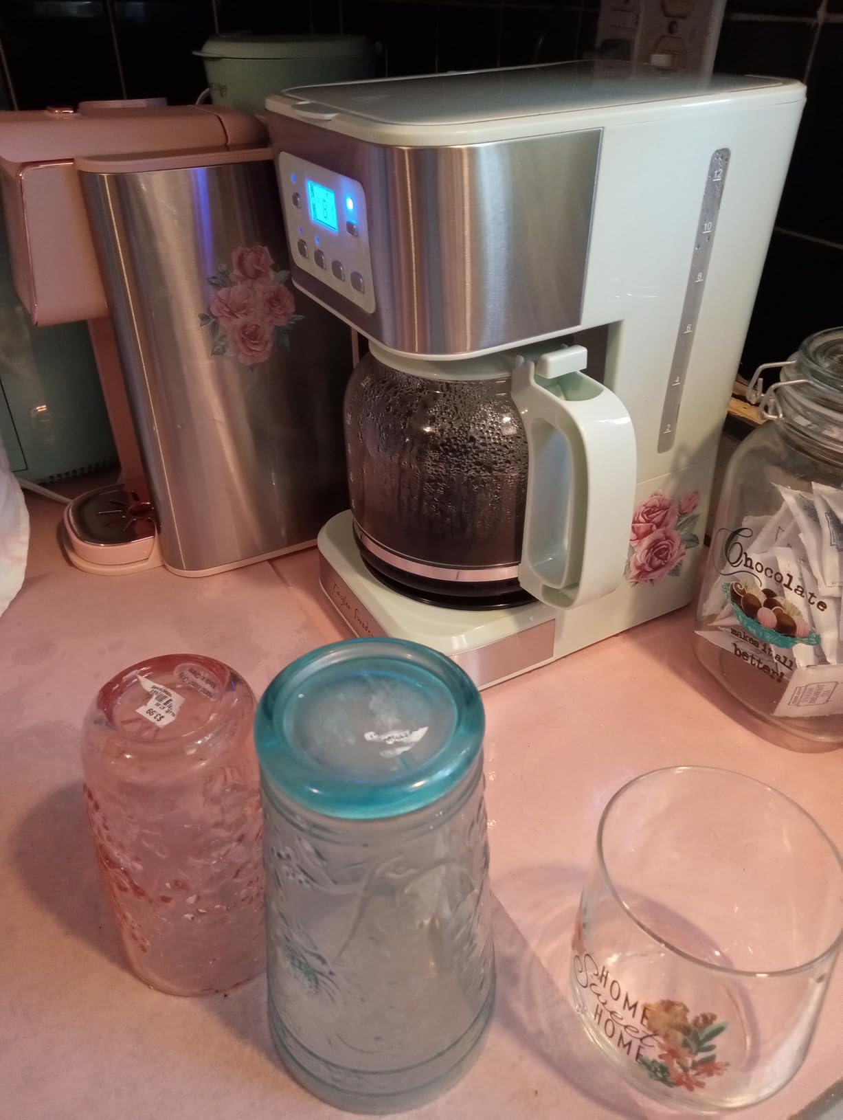 Taylor Swoden 12-Cup Programmable Coffee Maker, Regular & Strong Brew Drip Coffee Machine for Home and Office customer photo 1